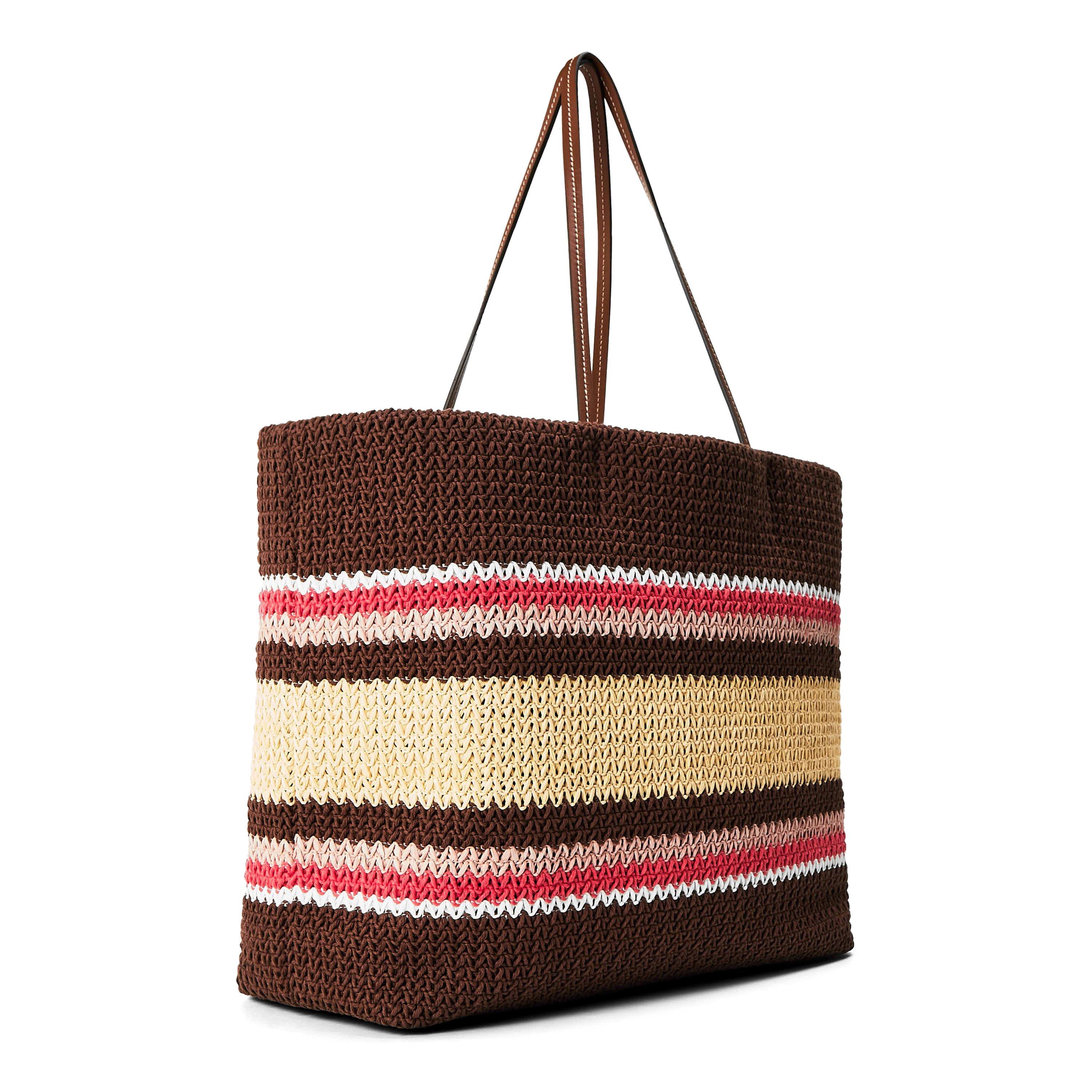 Tabacco/Fragolo - Miu Miu - Women's Straw Bag - 2
