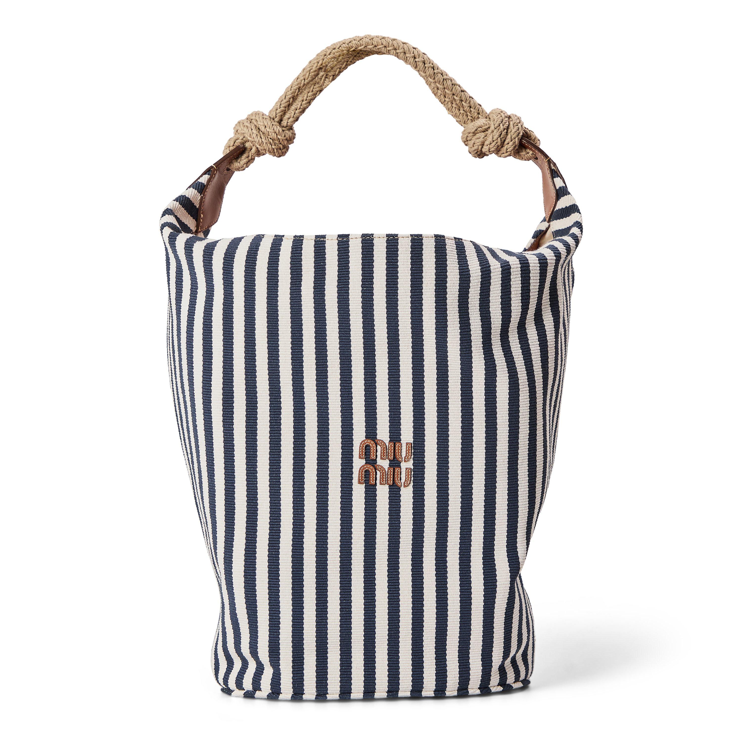 Blue/Cognac - Miu Miu - Women's Bucket Bag - 1
