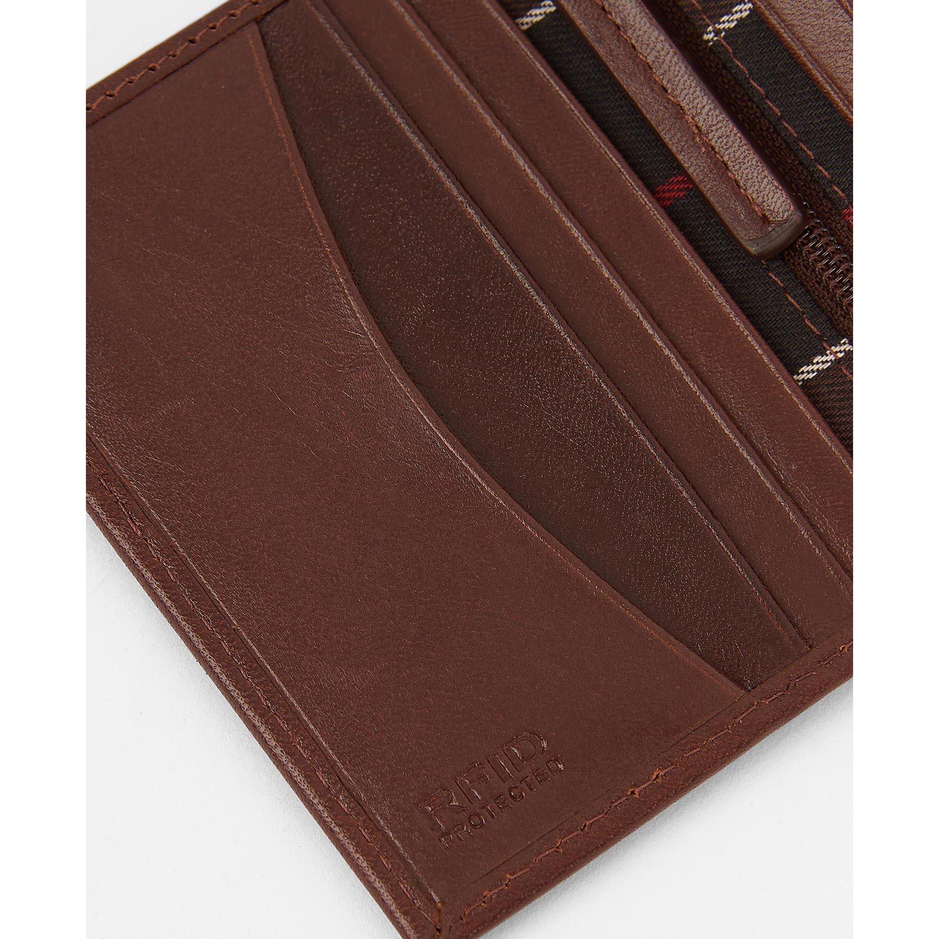 Brown BR52 - Barbour - Colwell Small Billfold Leather Wallet - 4