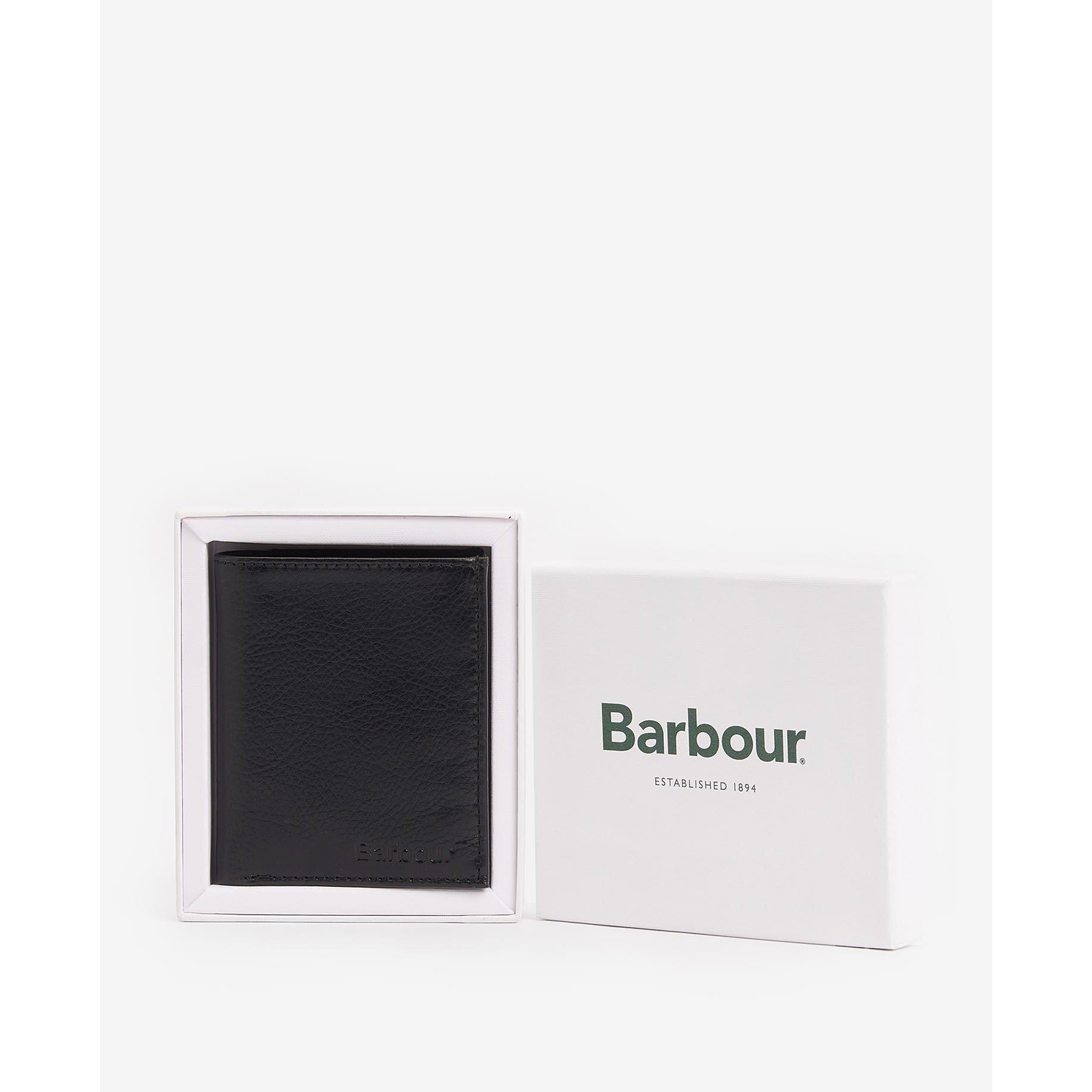 Black / Classic - Barbour - Mens Colwell Billfold Wallet - 3