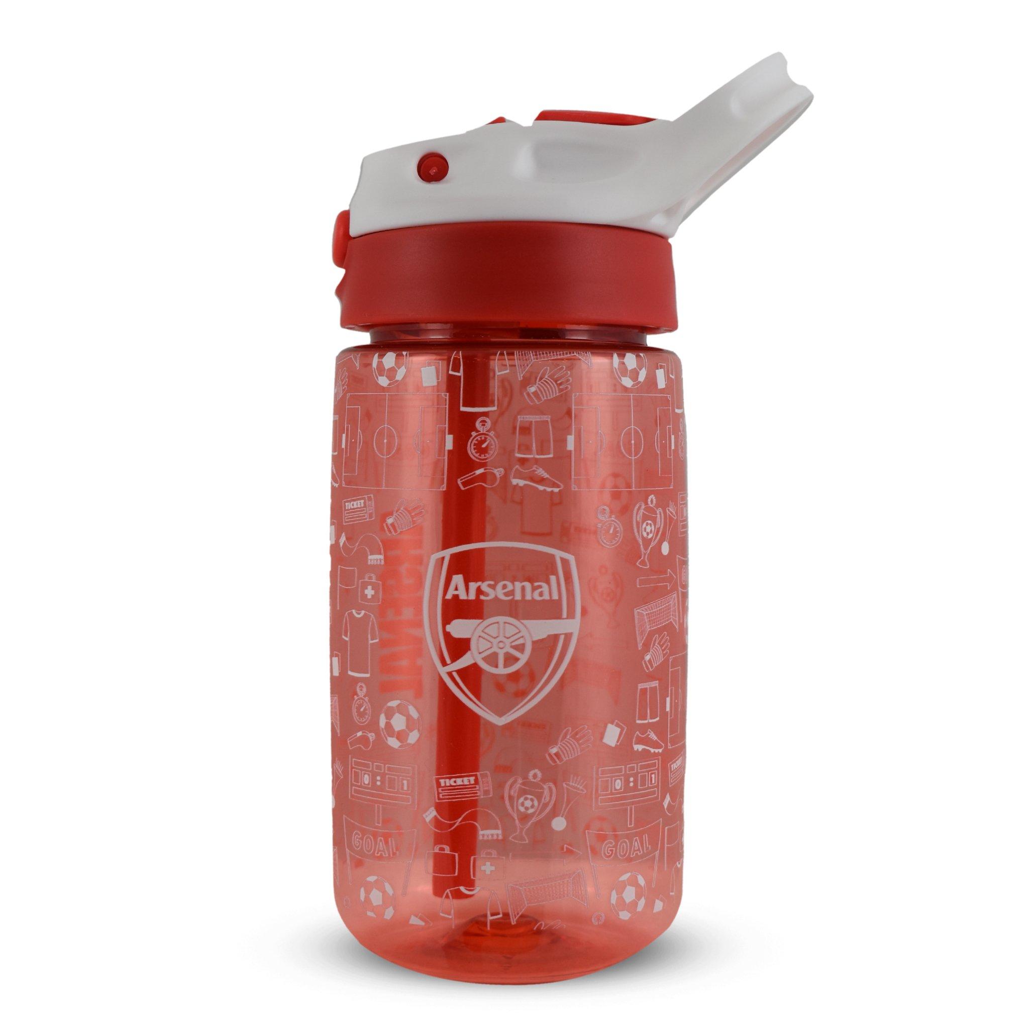 Arsenal - Team - Kids' 480ml Plastic Football Water Bottle - 1