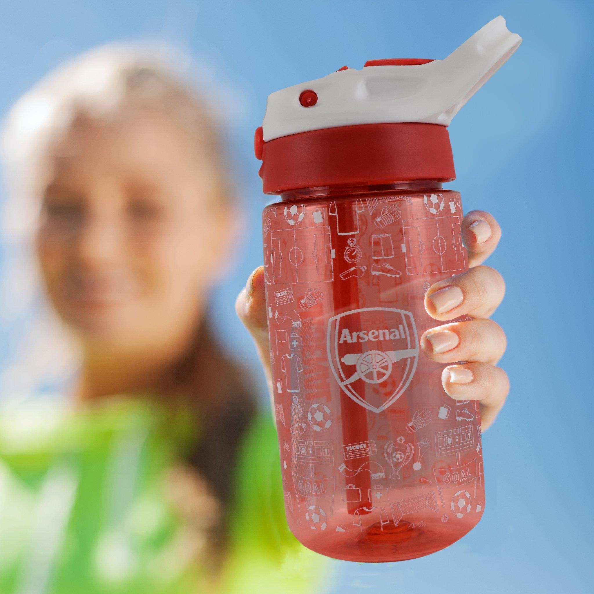 Arsenal - Team - Kids' 480ml Plastic Football Water Bottle - 7