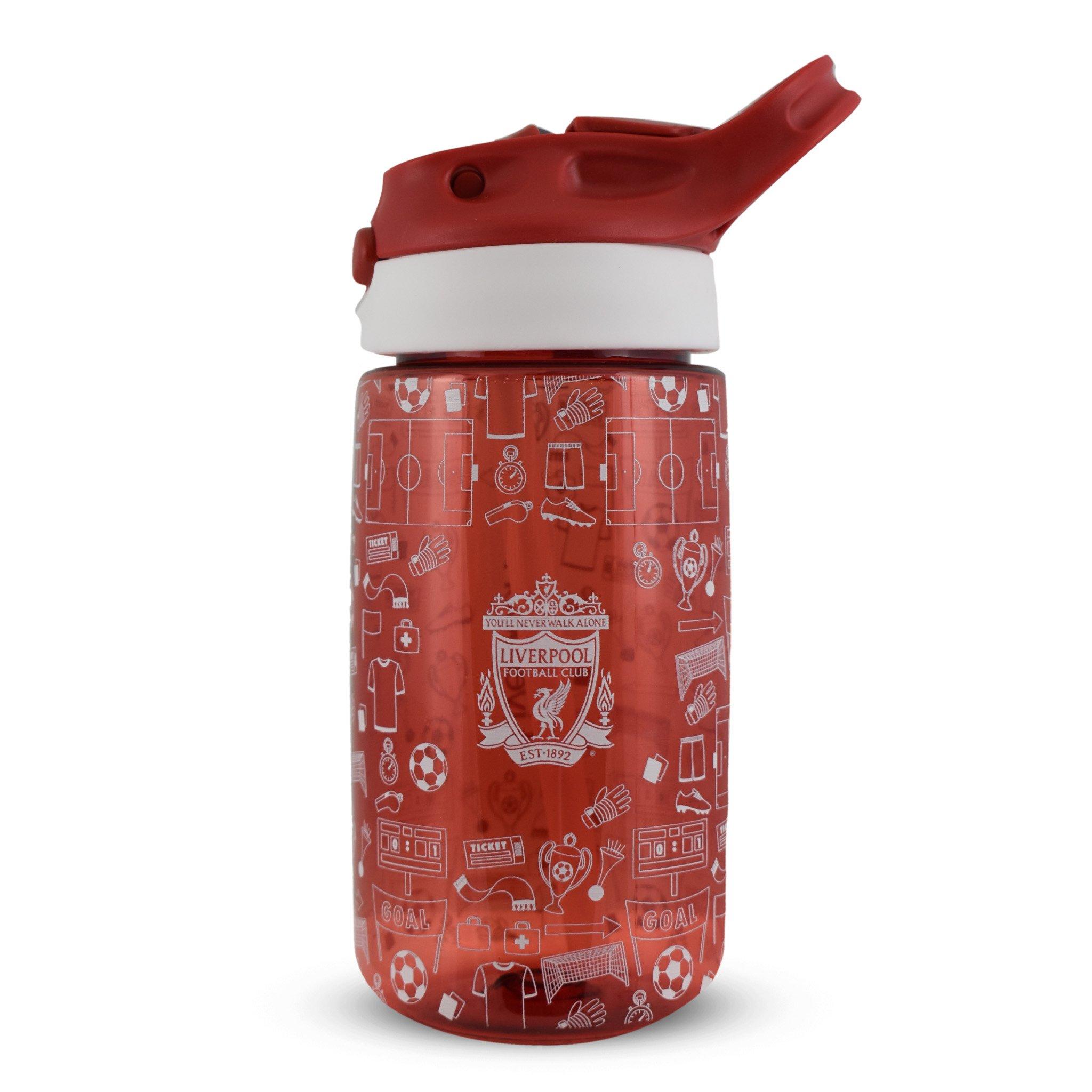 Kids' 480ml Plastic Football Water Bottle