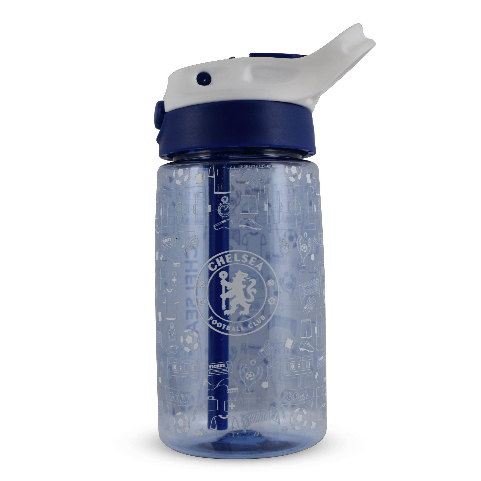Team Kids' 480ml Plastic Football Water Bottle