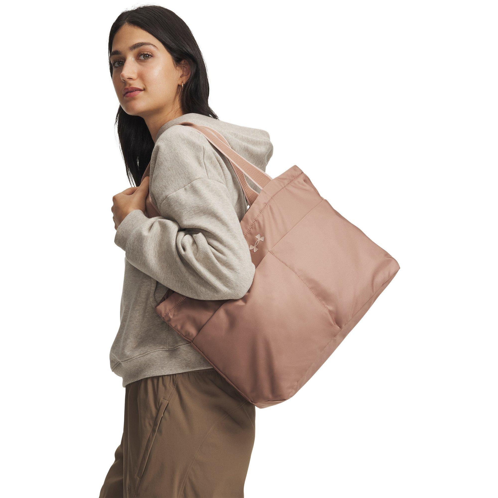 Almond/Pink - Under Armour - Studio Lite Tote Bag (16L) - 3