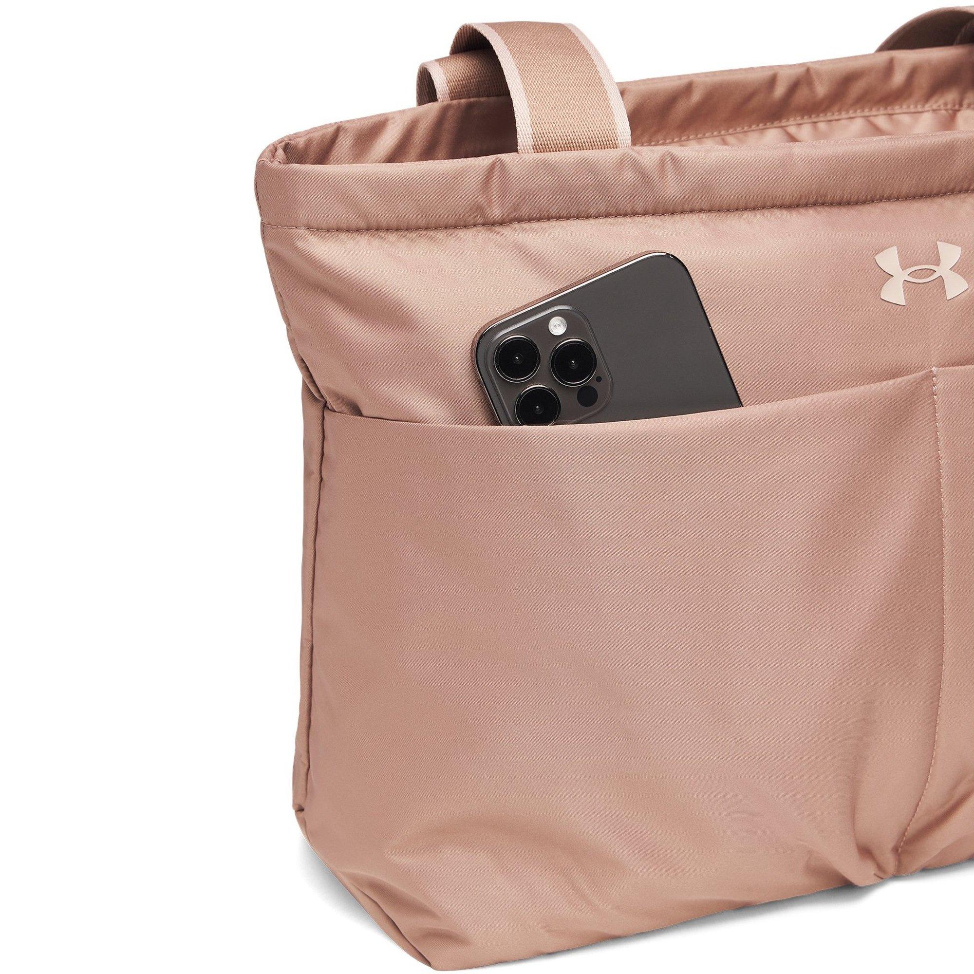 Almond/Pink - Under Armour - Studio Lite Tote Bag (16L) - 5