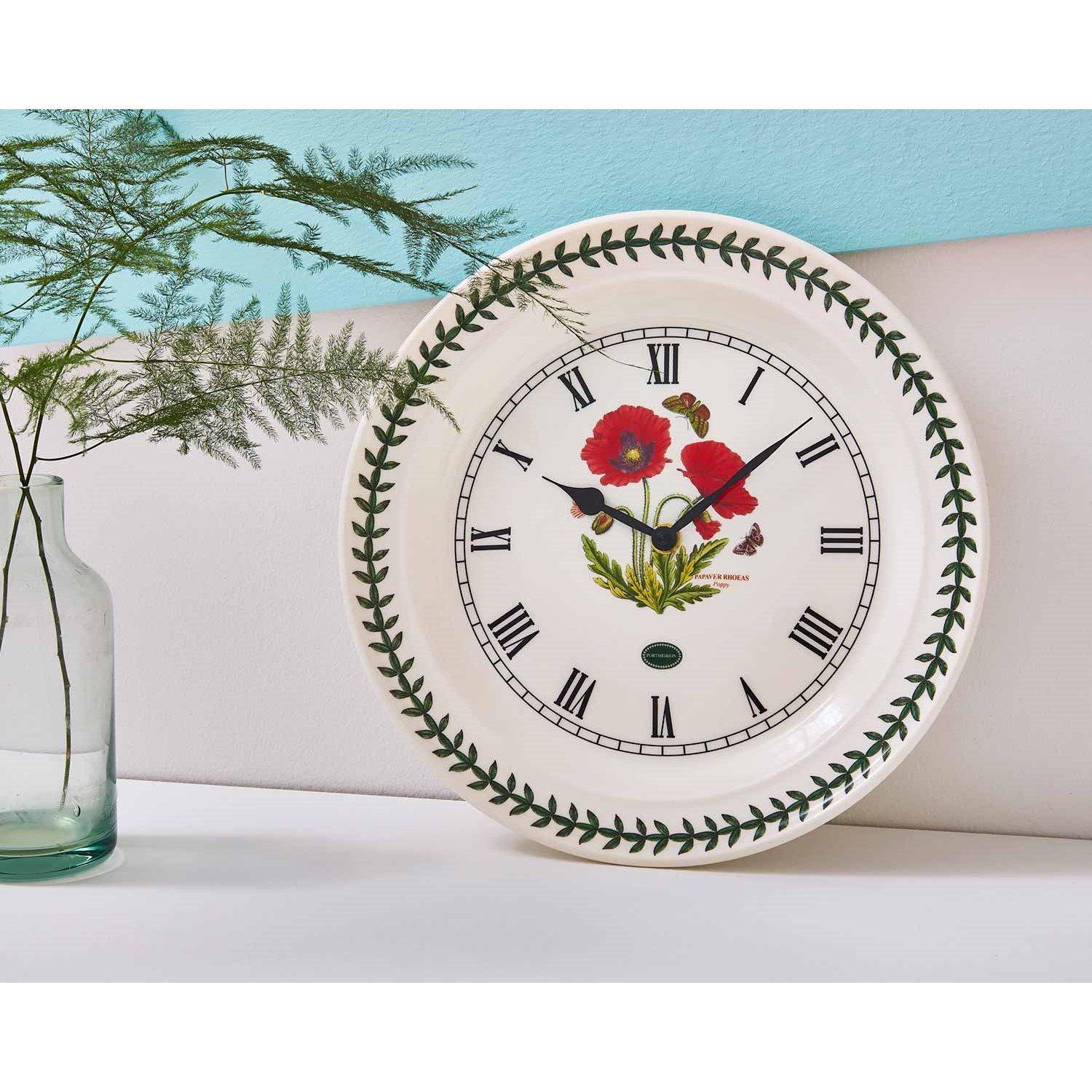 Neutral - Portmeirion Botanic Garden - Botanic Garden Poppy Wall Clock - 3