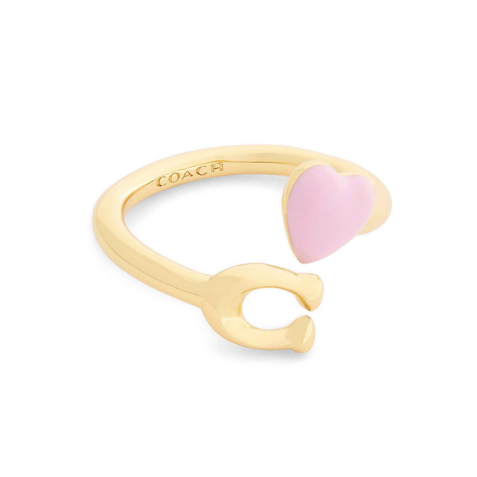 light pink - Coach - Coach J enamel heart Ld71 - 1