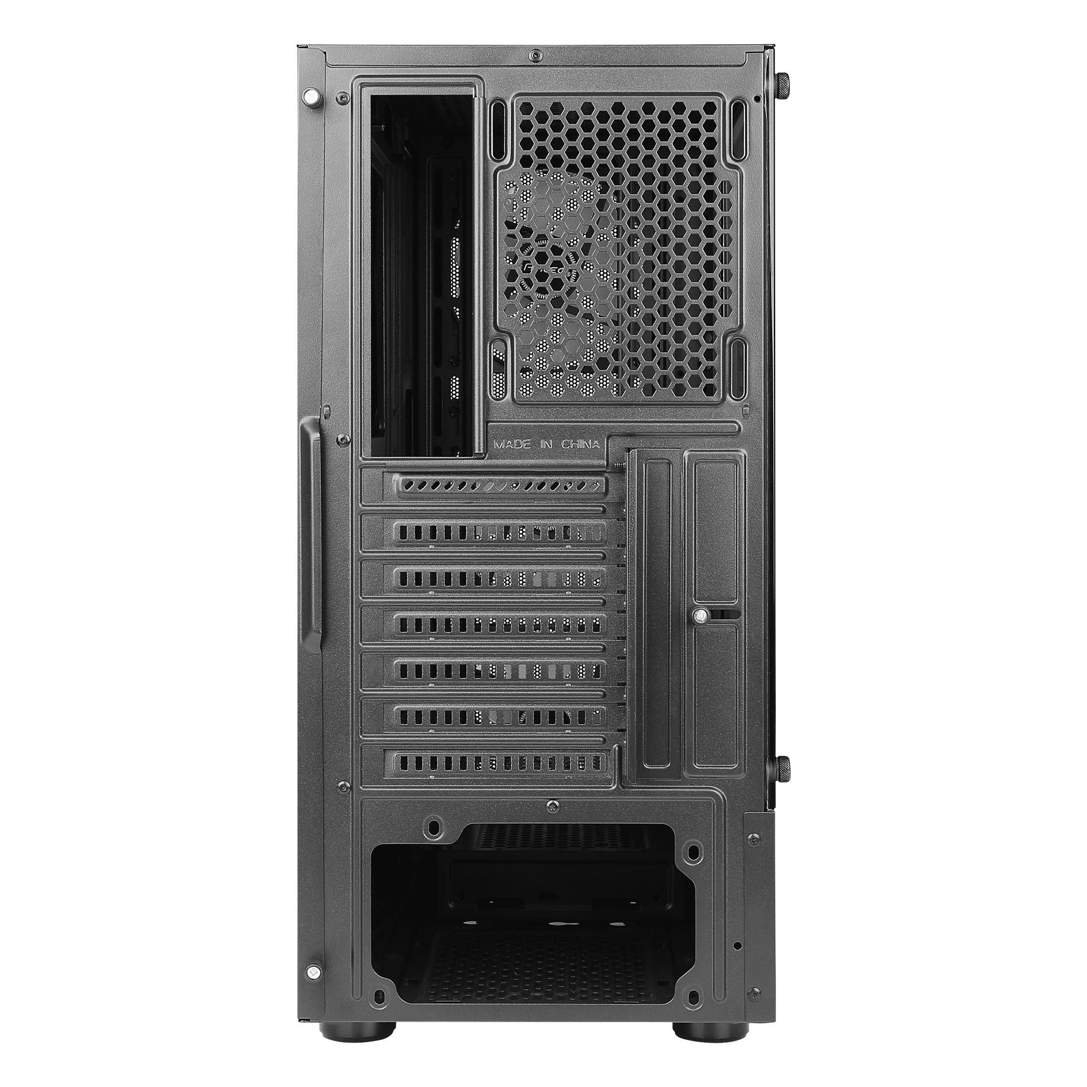 Black - Antec - NX260 Midi Tower Gaming Case - Black - 4