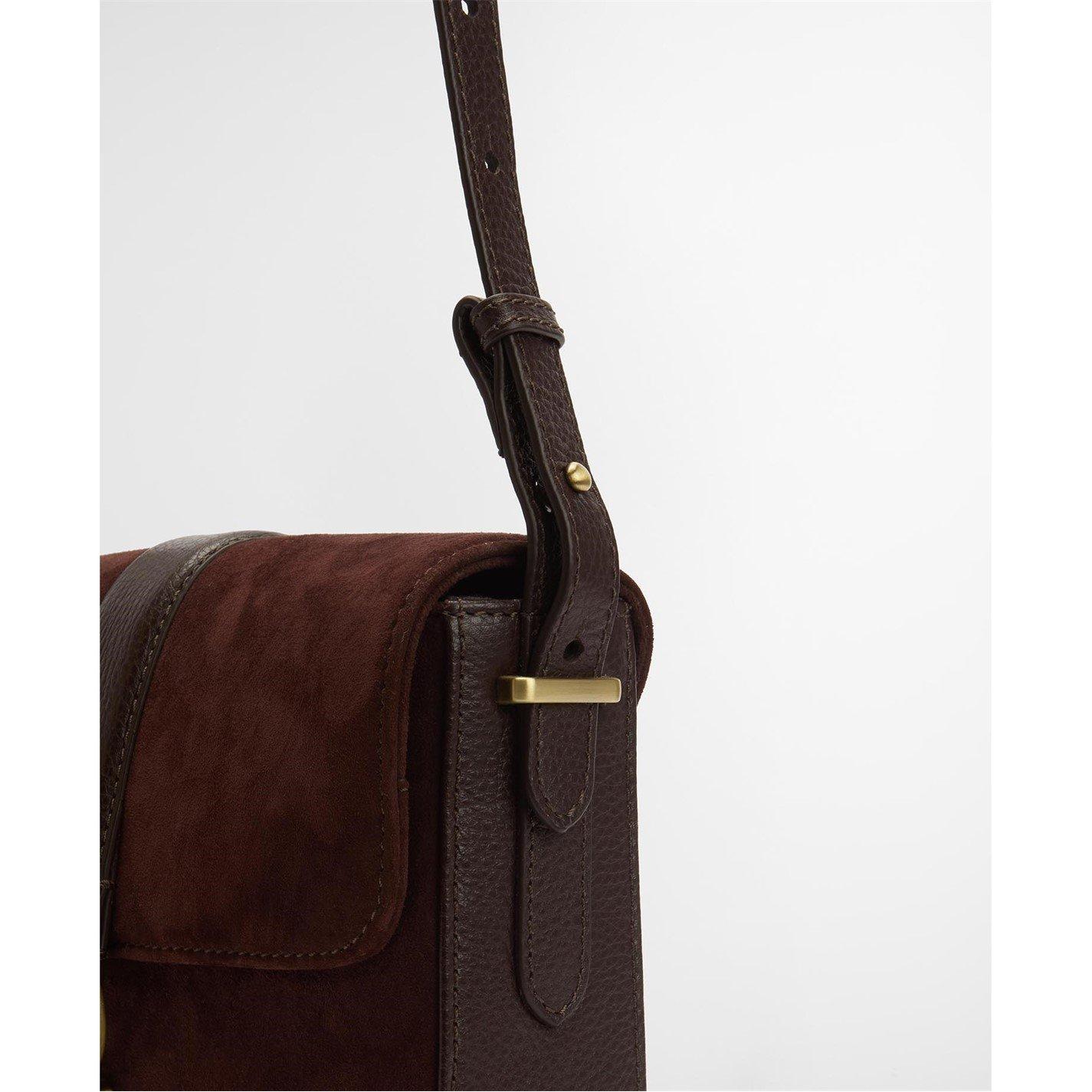 Dark Brown - Barbour - Womens Rosa Crossbody Bag - 5