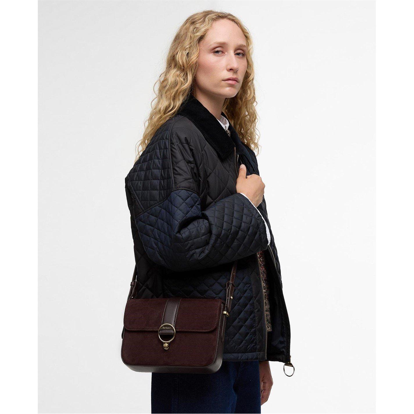 Dark Brown - Barbour - Womens Rosa Crossbody Bag - 8