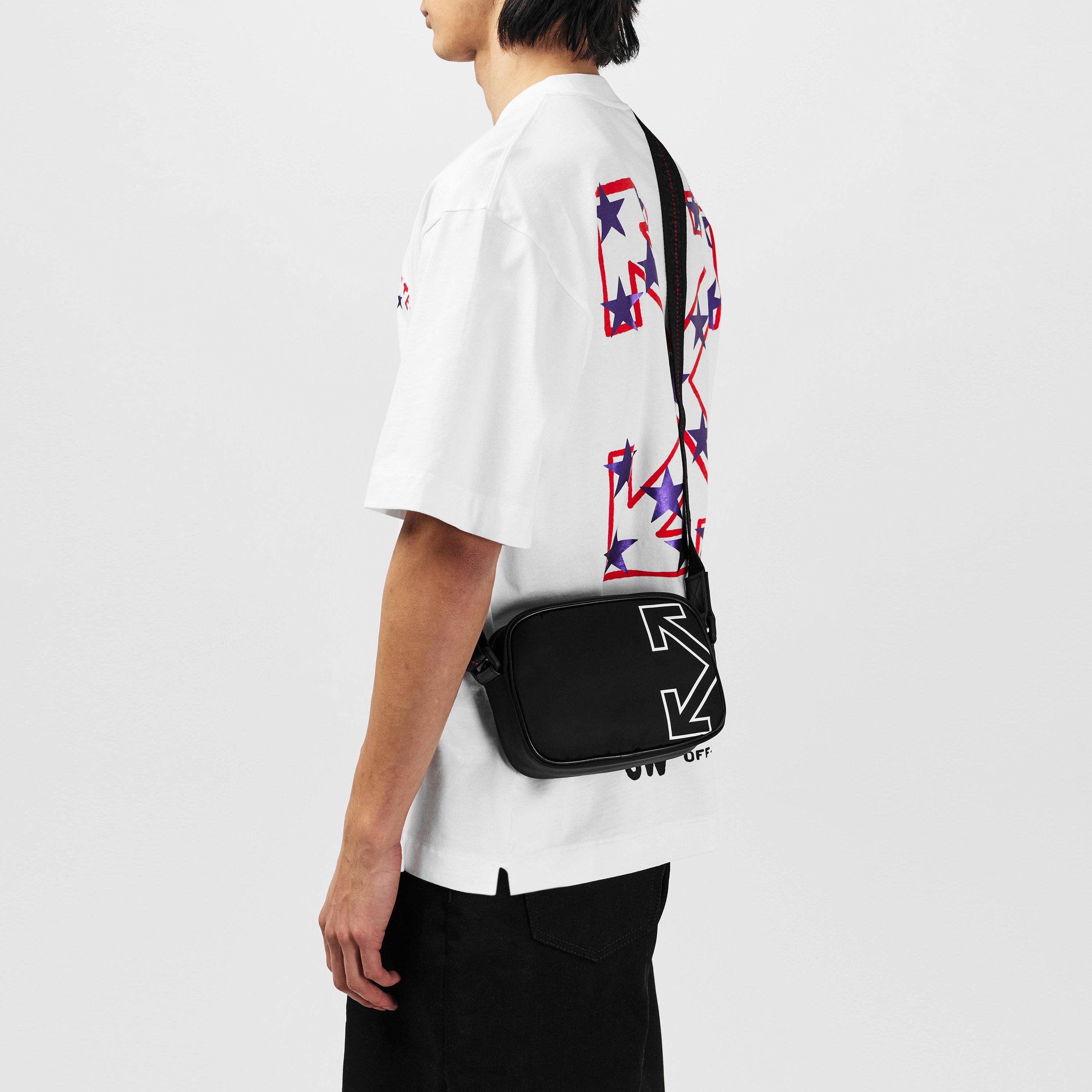Black - Off White - Men's Heritage Camera Bag - 2