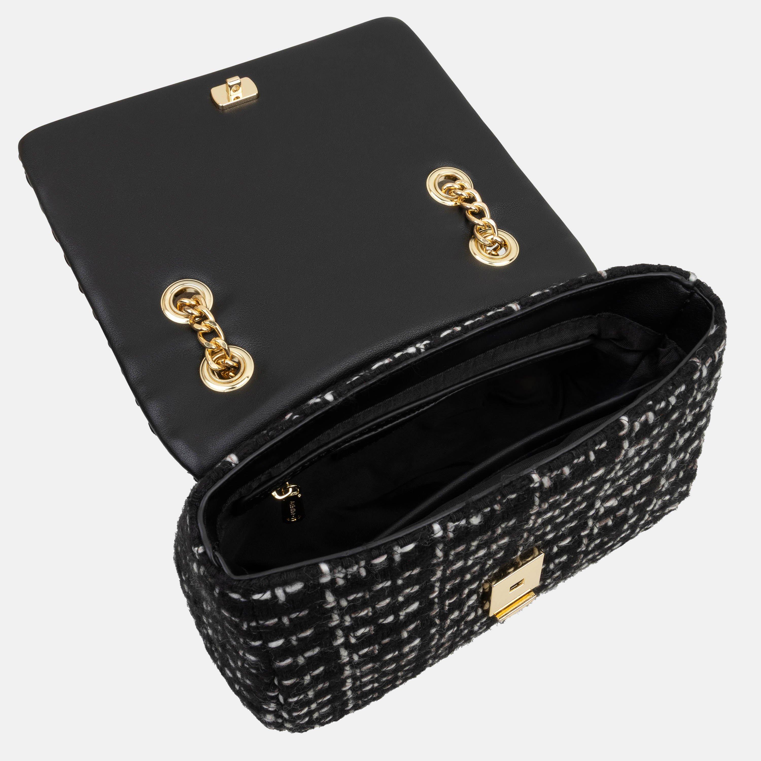 NeroMulti - Valentino - Women's Tweed Cross Body Bag - 4