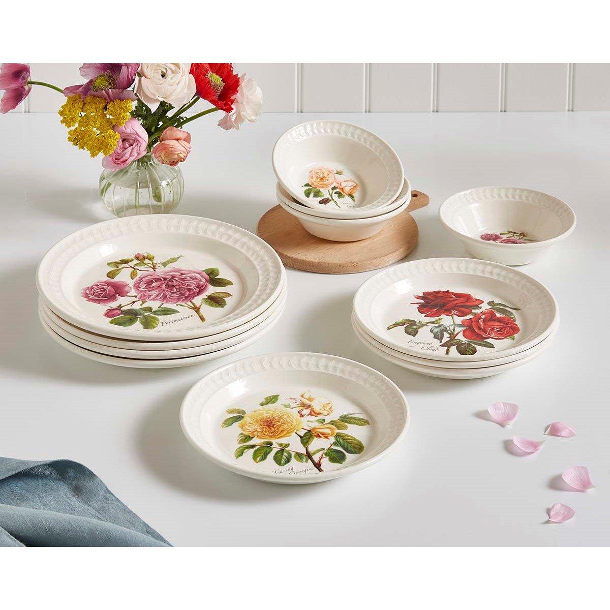 Multi - Portmeirion Botanic Garden - Botanic Roses 12 Piece Set - 5