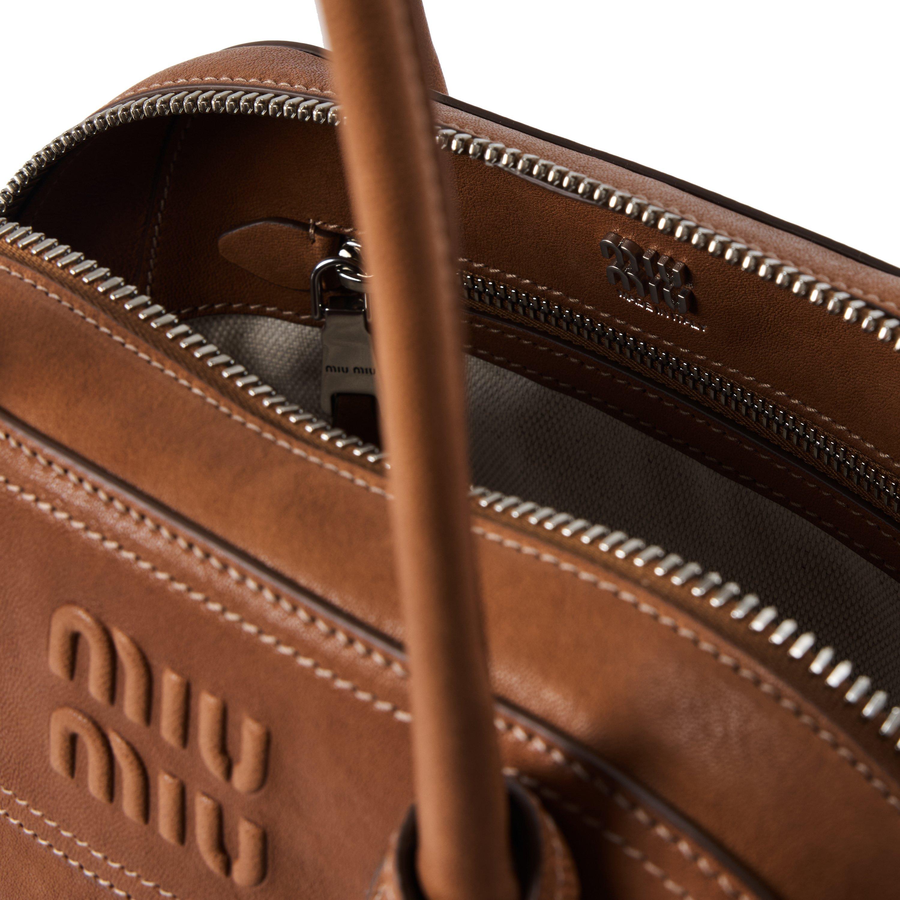 Caramel - Miu Miu - Miu Vivant Nappa Bag Ld64 - 5