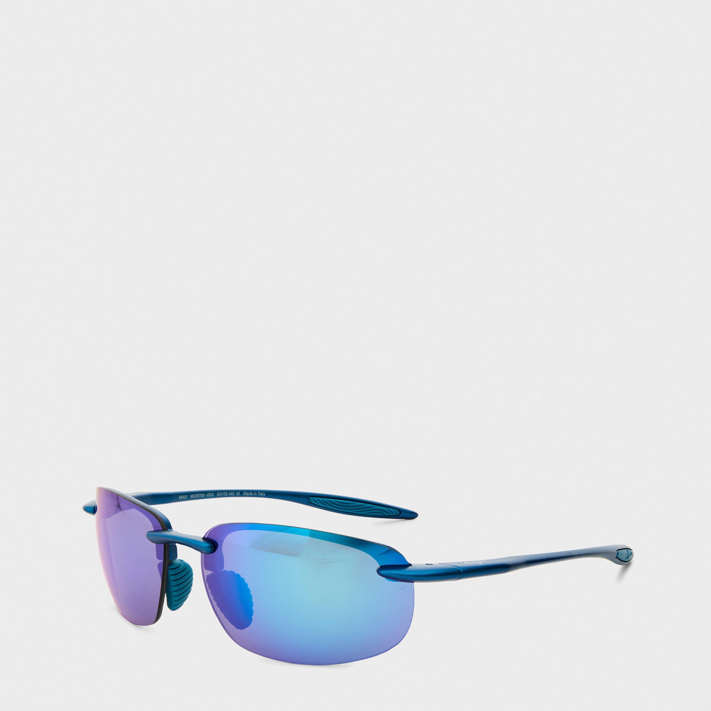 Maui Jim  Hookipa Polarized Oval Sunglasses - Blue