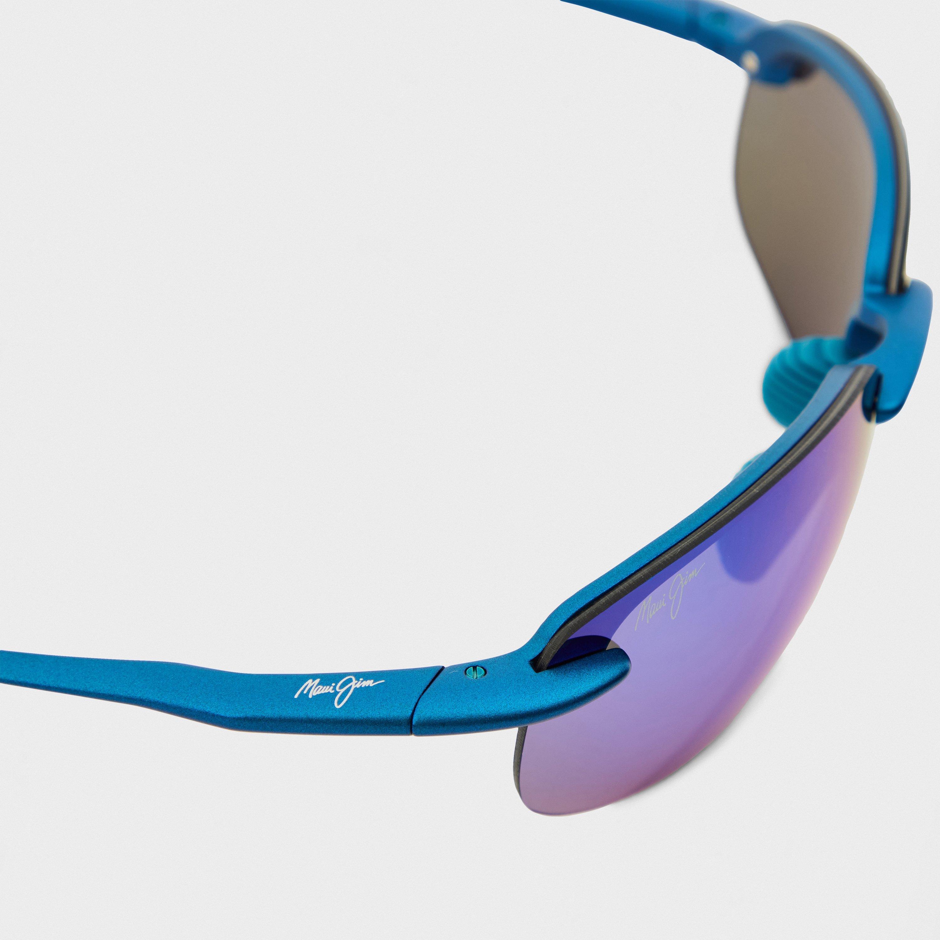 Blue - Maui Jim - Hookipa Polarized Oval Sunglasses - 3