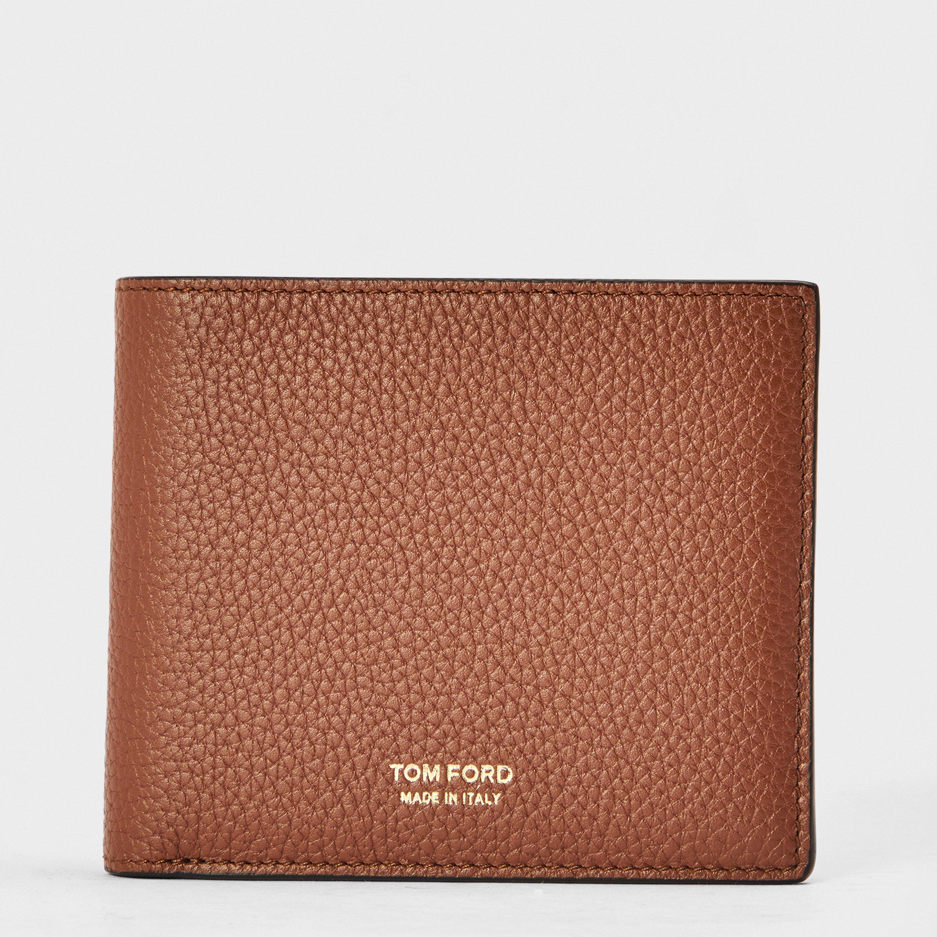 Gold Tone Logo Wallet