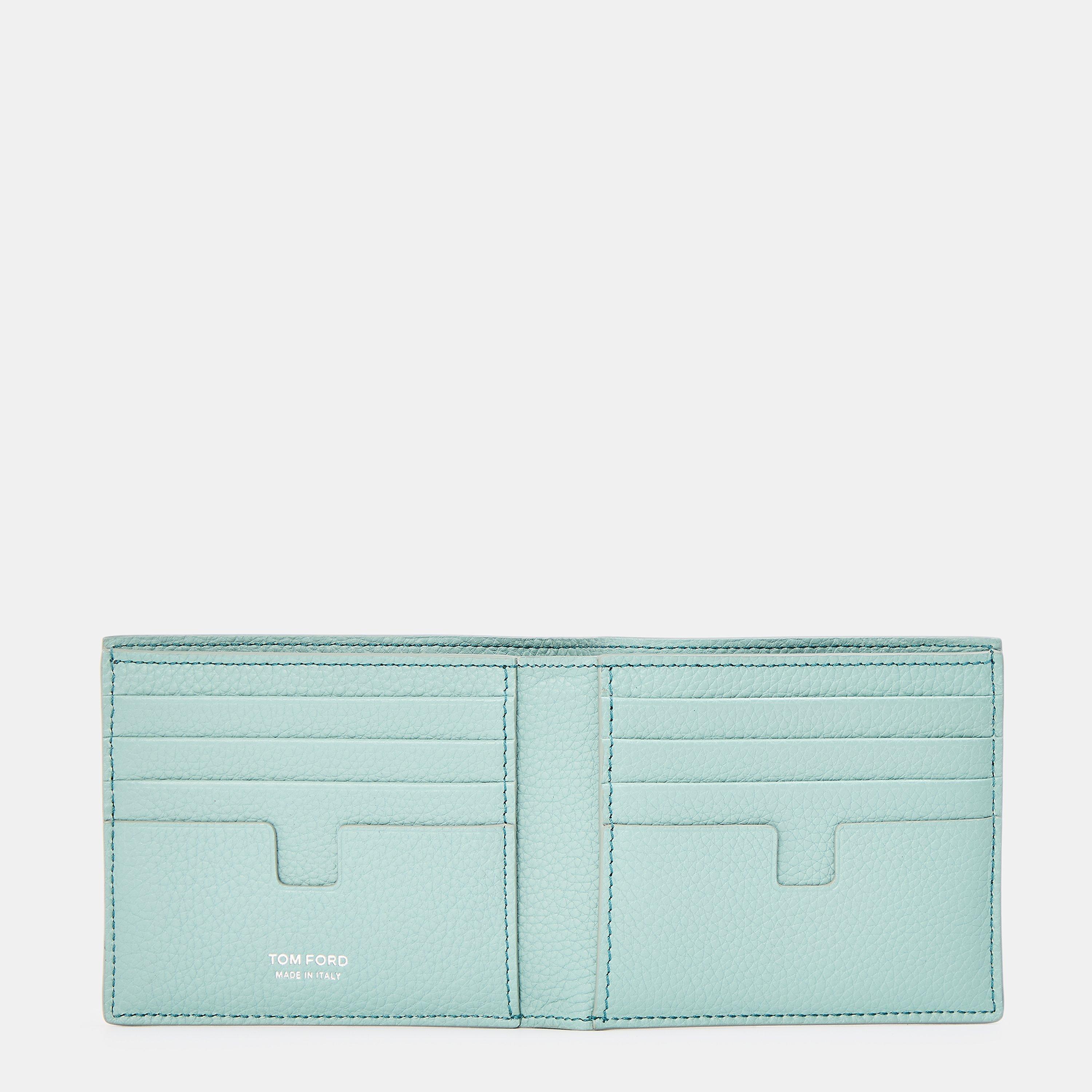 Nile Blue - Tom Ford - Gold Tone Logo Wallet - 4