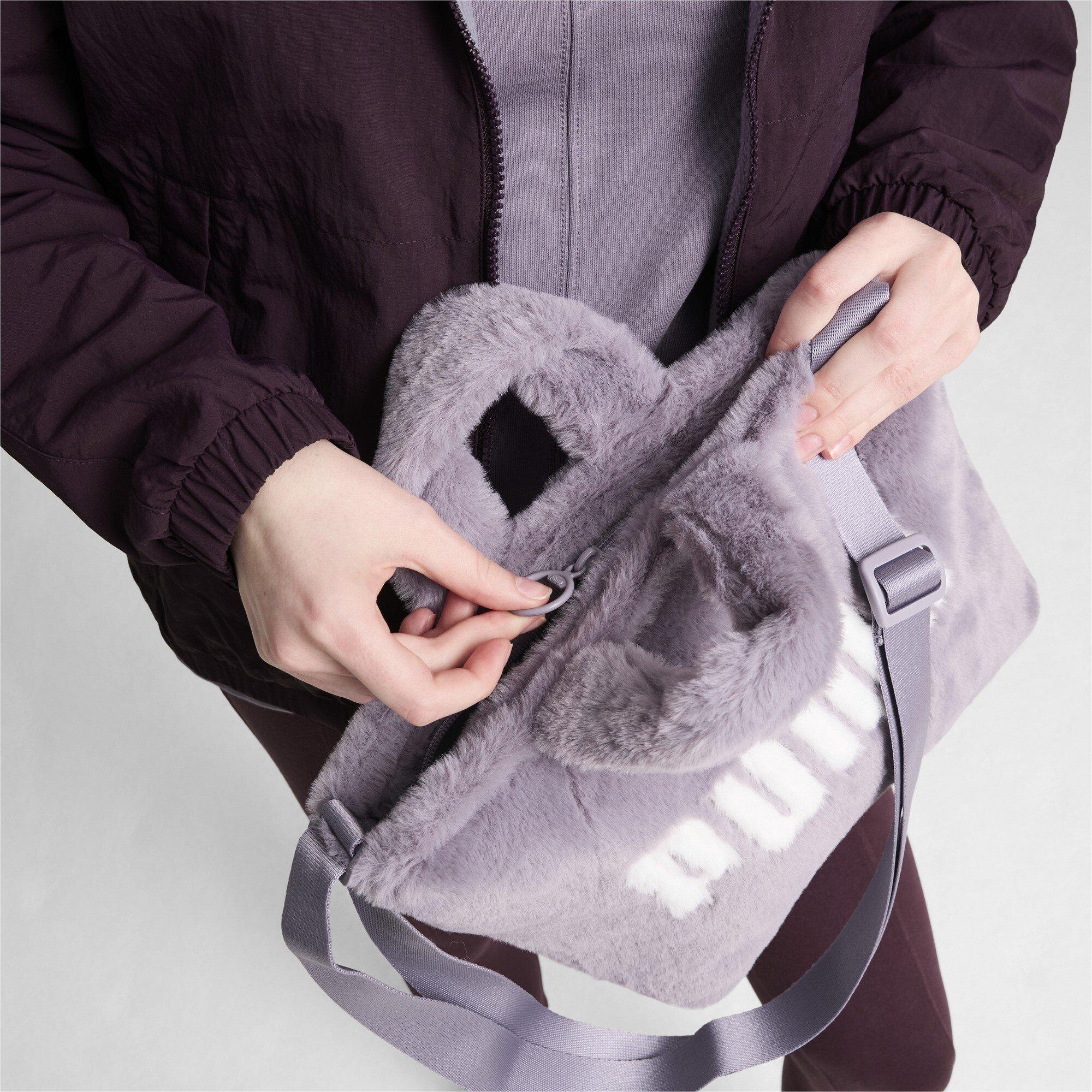 Pale Plum - Puma - Fur Tote Bag - 5