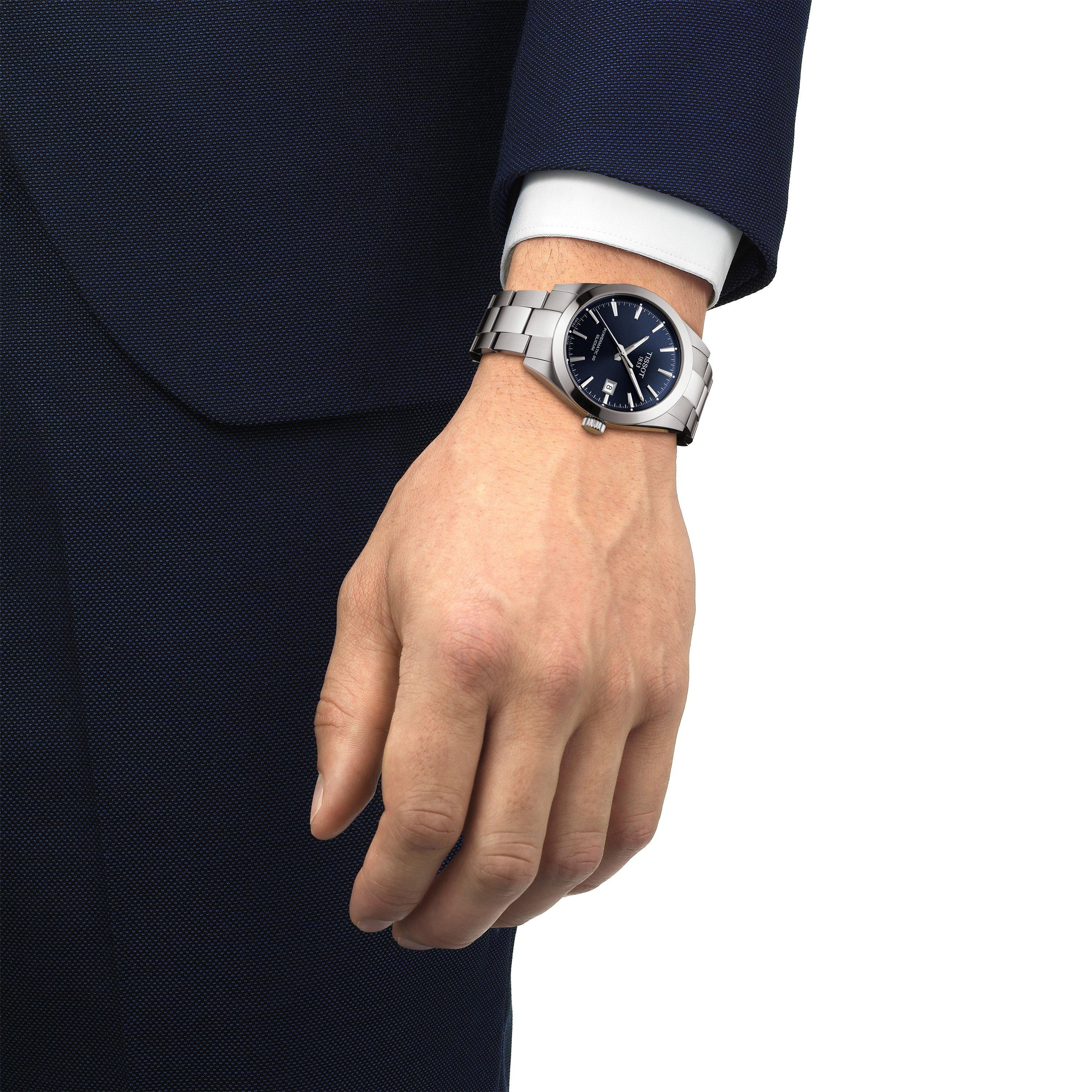Blue/Steel - Tissot - Gentleman Auto Watch - 2