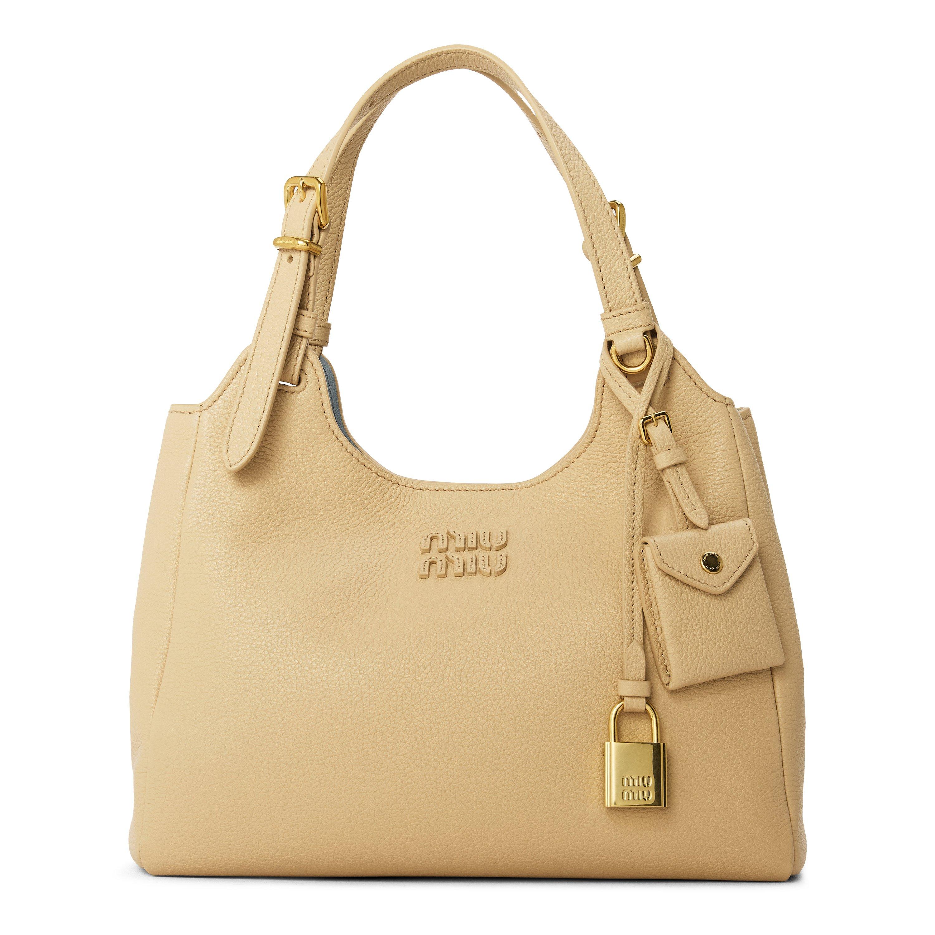 Miu Lthr Top Hndl Ld62