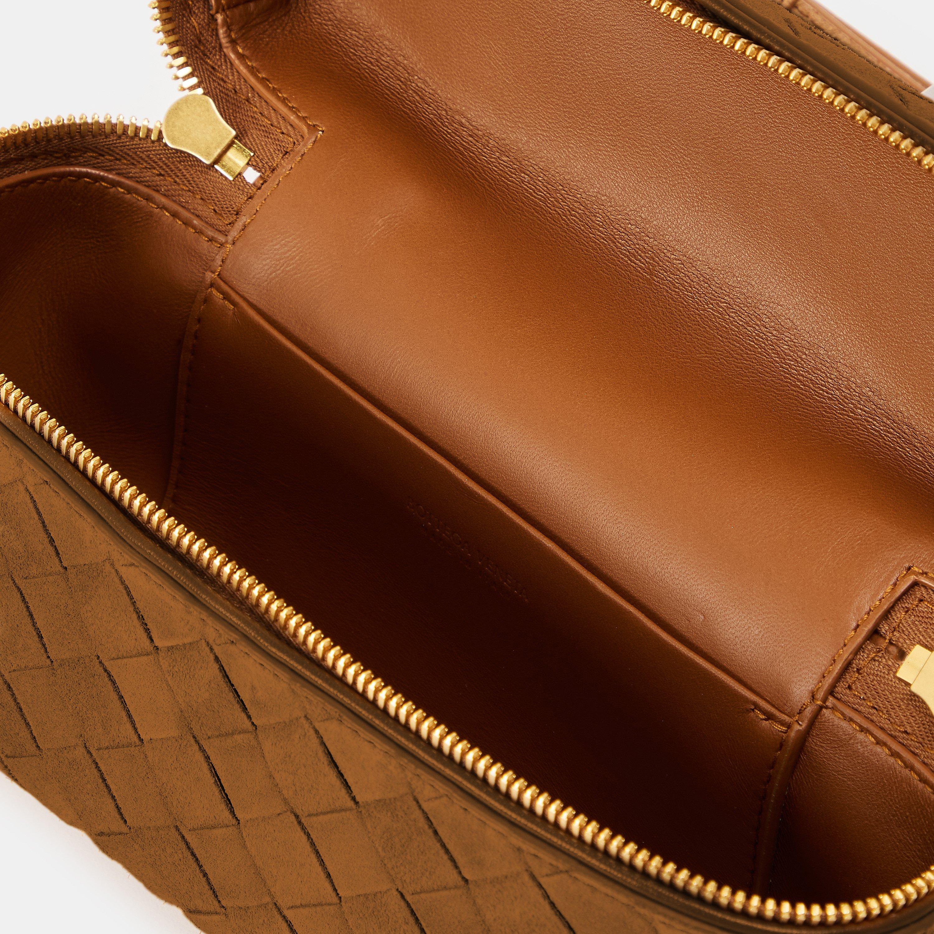 Amber - Bottega Veneta - Women's Suede Top Handle Bag - 4