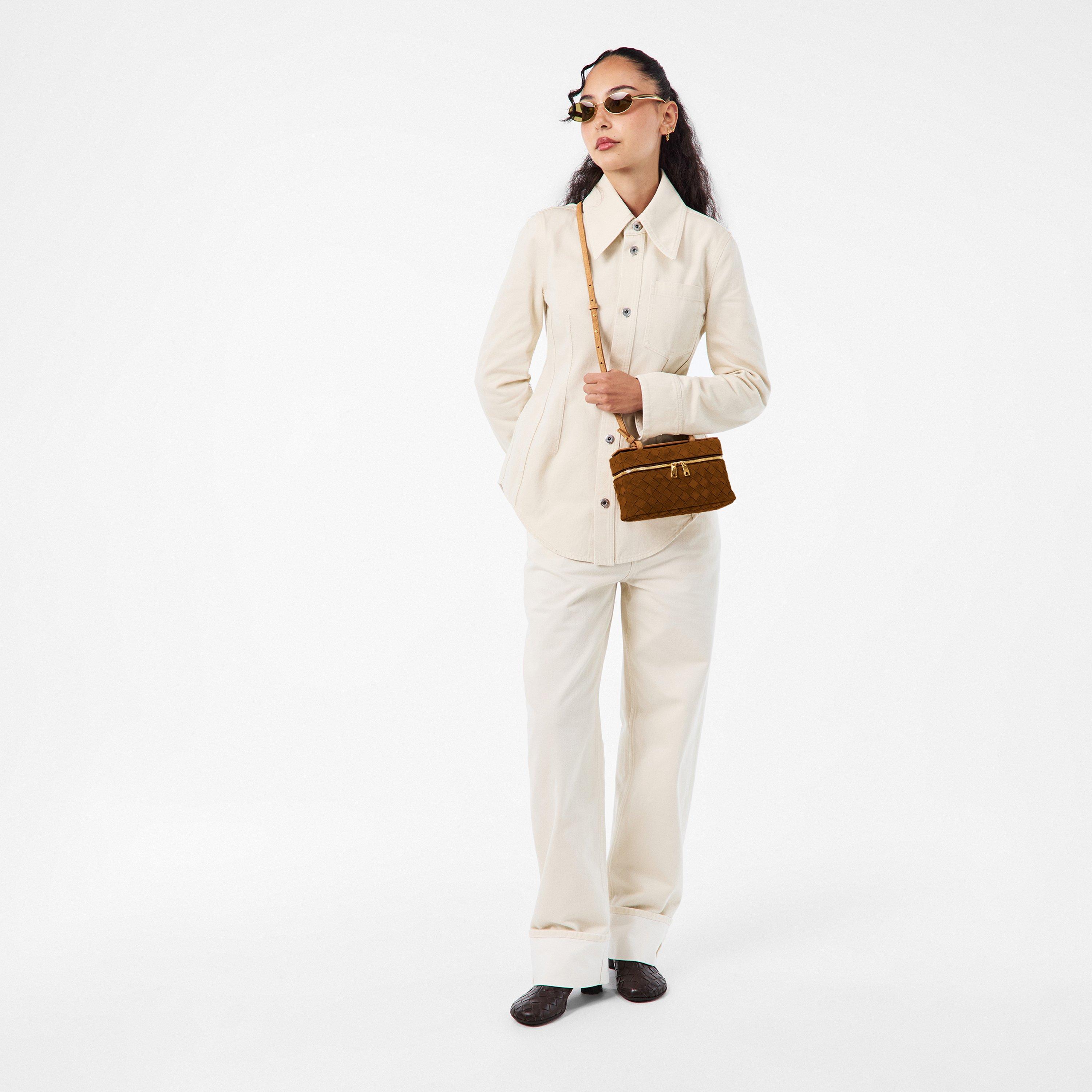 Bottega Veneta Women's Suede Top Handle Bag | Cruise Fashion