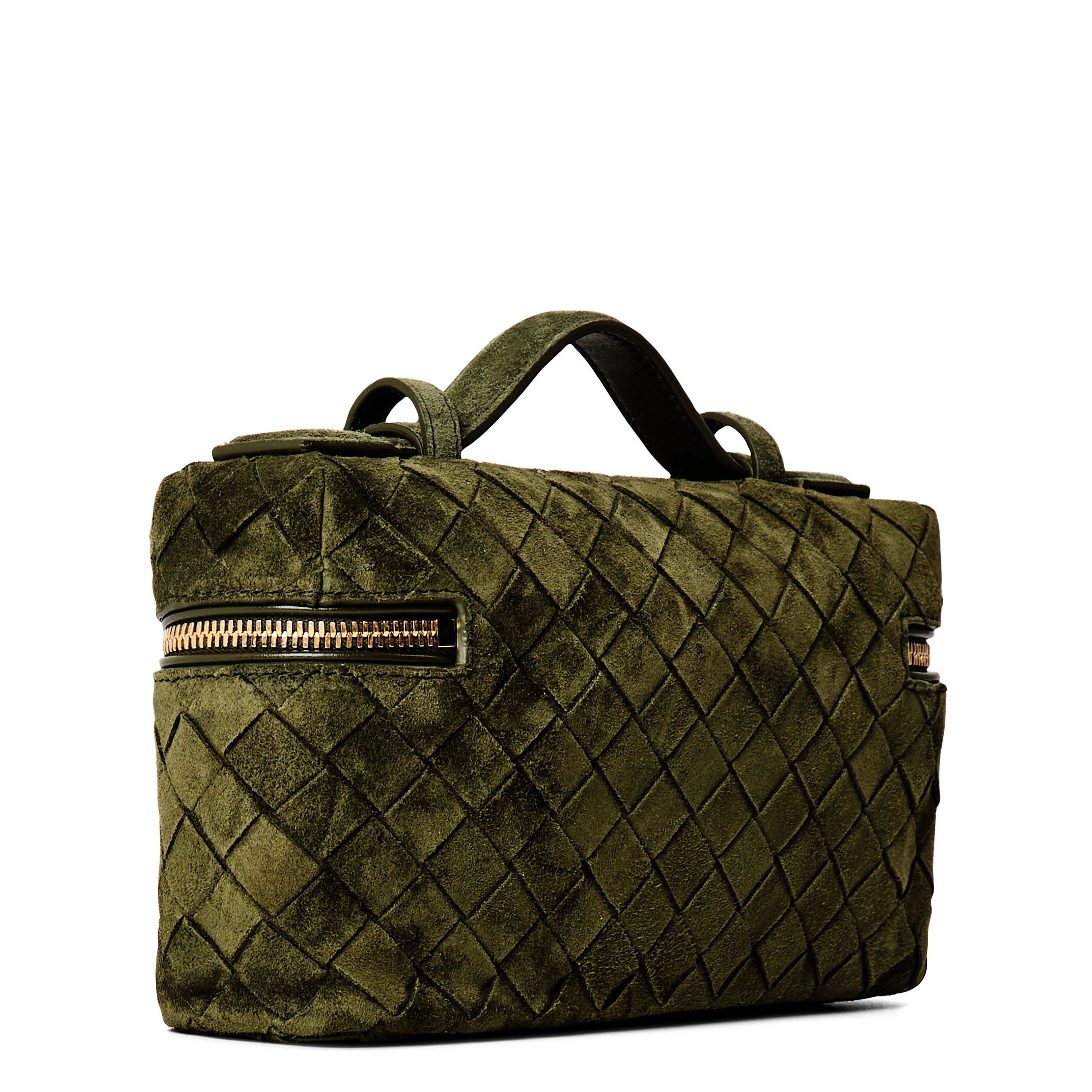 Green Tweed - Bottega Veneta - Bottega Suede Bang Bang Bag - 2