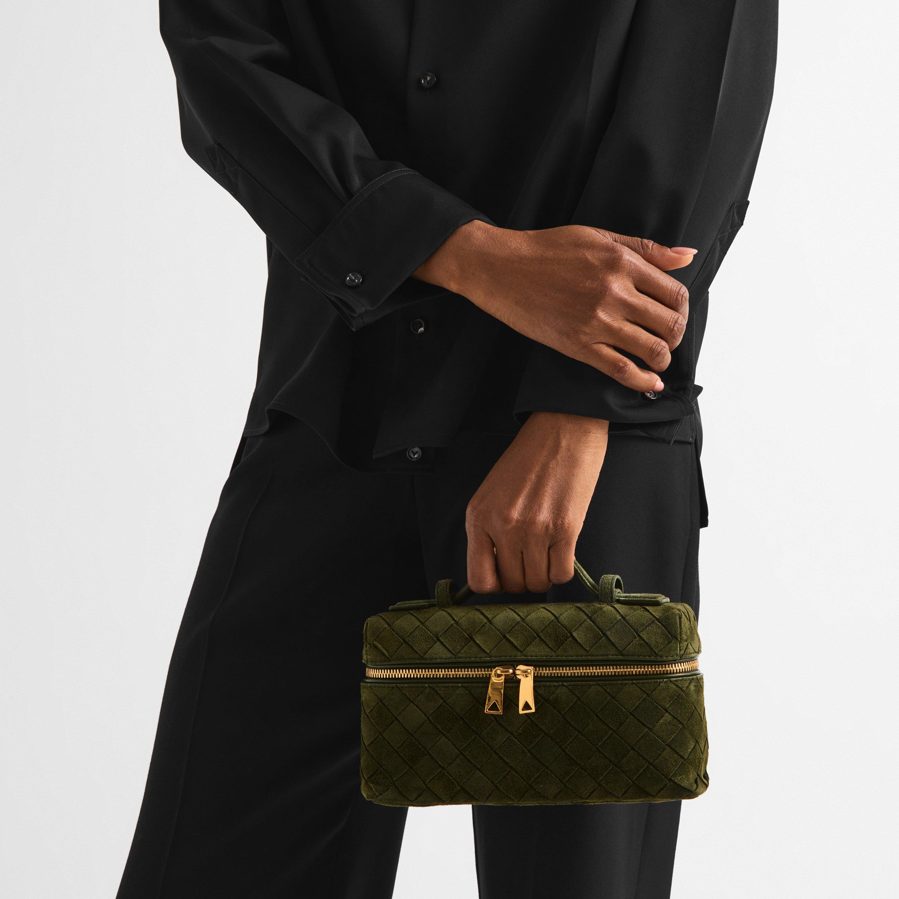 Green Tweed - Bottega Veneta - Bottega Suede Bang Bang Bag - 3