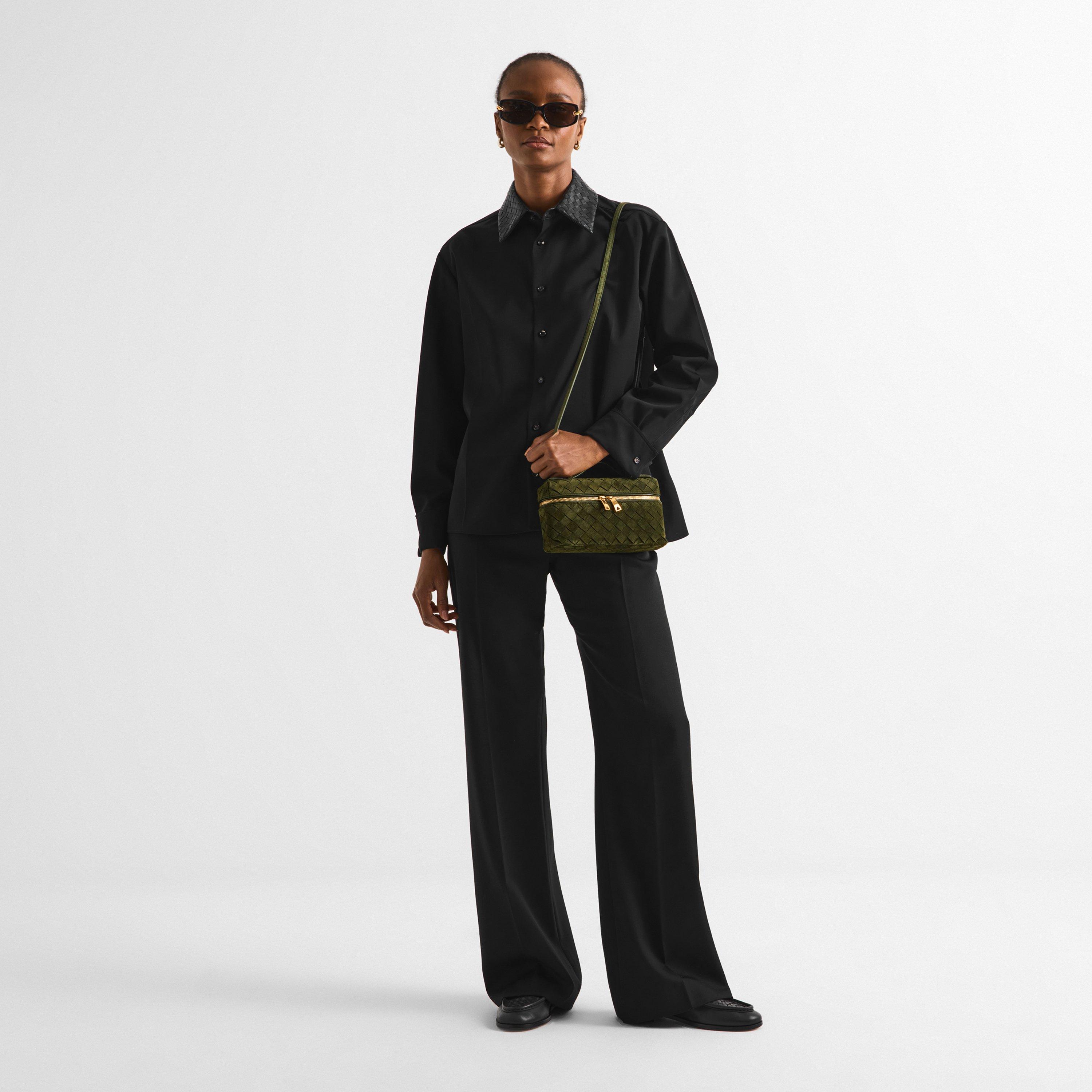 Green Tweed - Bottega Veneta - Bottega Suede Bang Bang Bag - 6