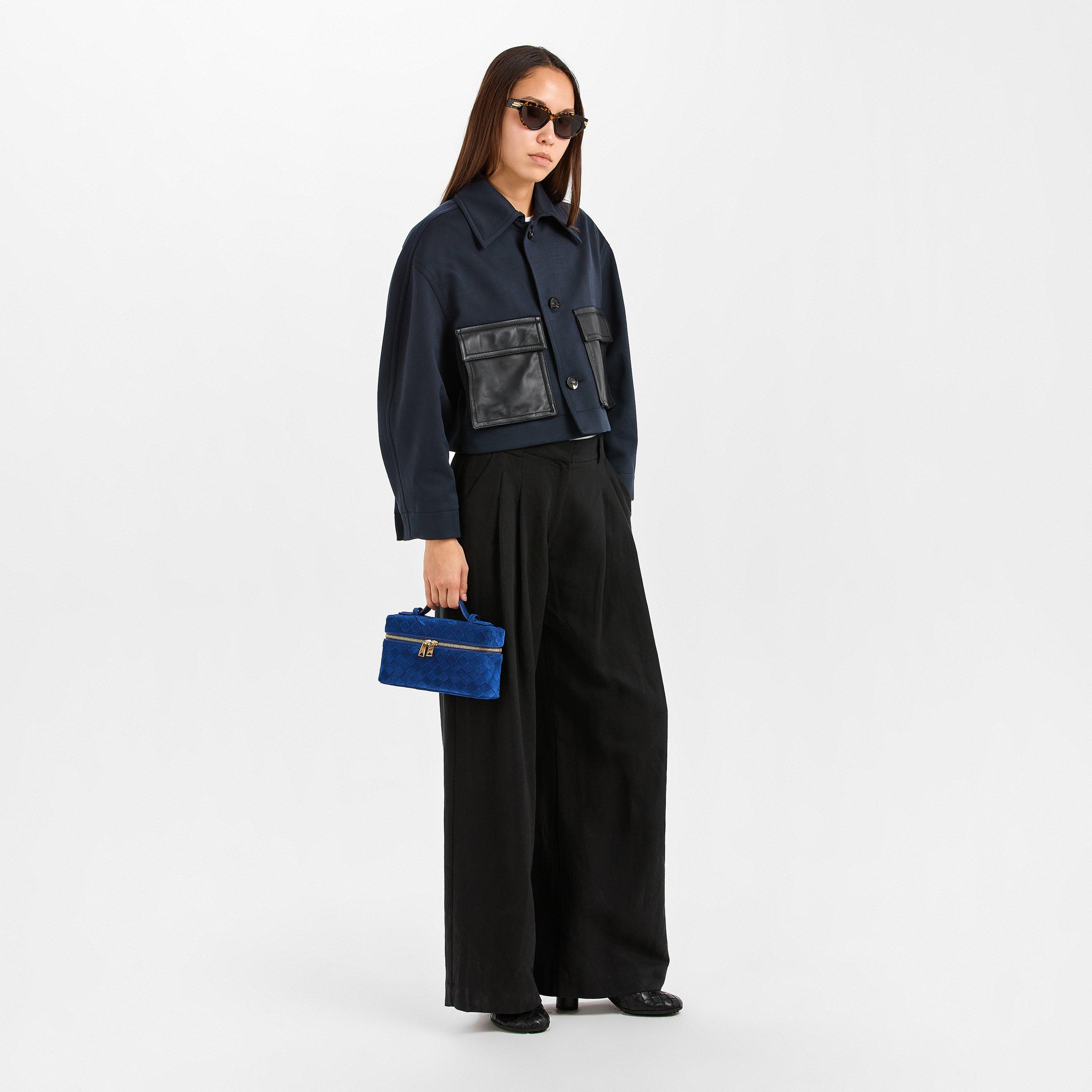 Blue Royal - Bottega Veneta - Bottega Suede Bang Bang Bag - 6
