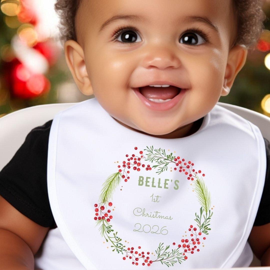 Aye Do Gifts My 1st Christmas Berry Baby Bib 7766-BBYbib