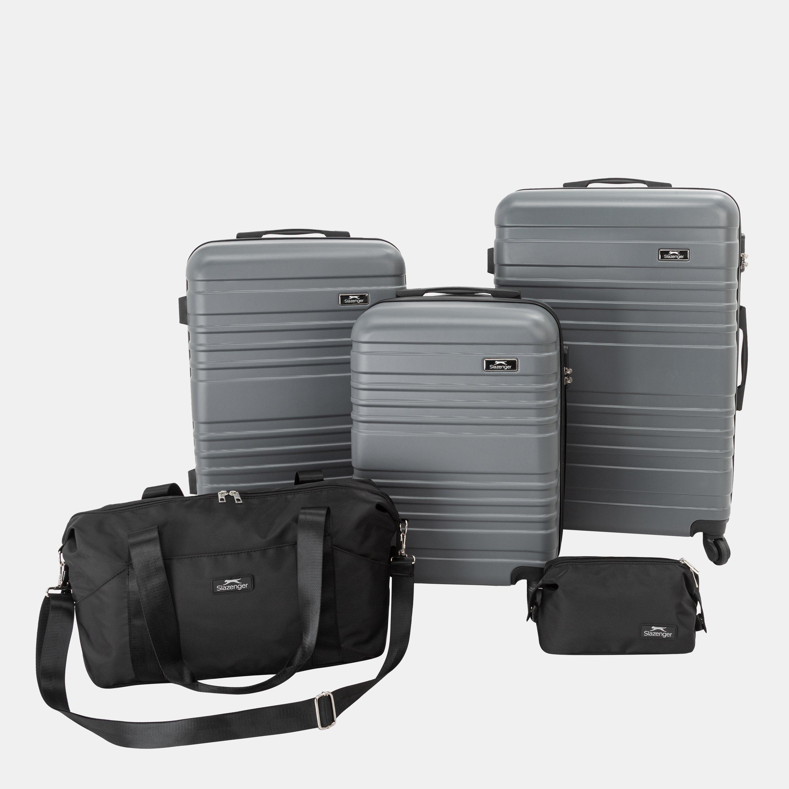Grey - Slazenger - 5 Piece Suitcase Luggage Set - 1