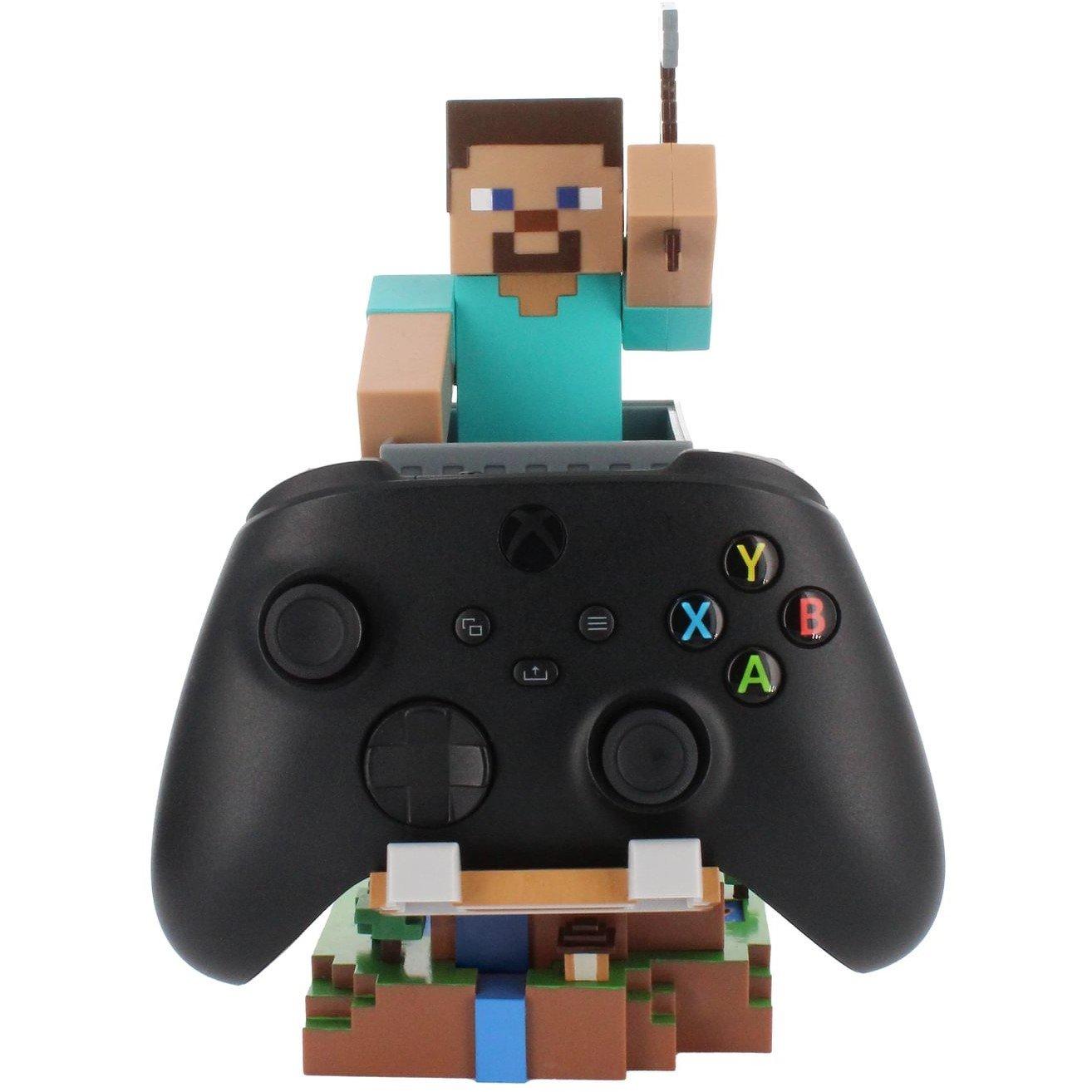 Multi - Cable Guys - Minecraft: Steve Cable Guy R.E.S.T Collectible Figure Device Holder - 10