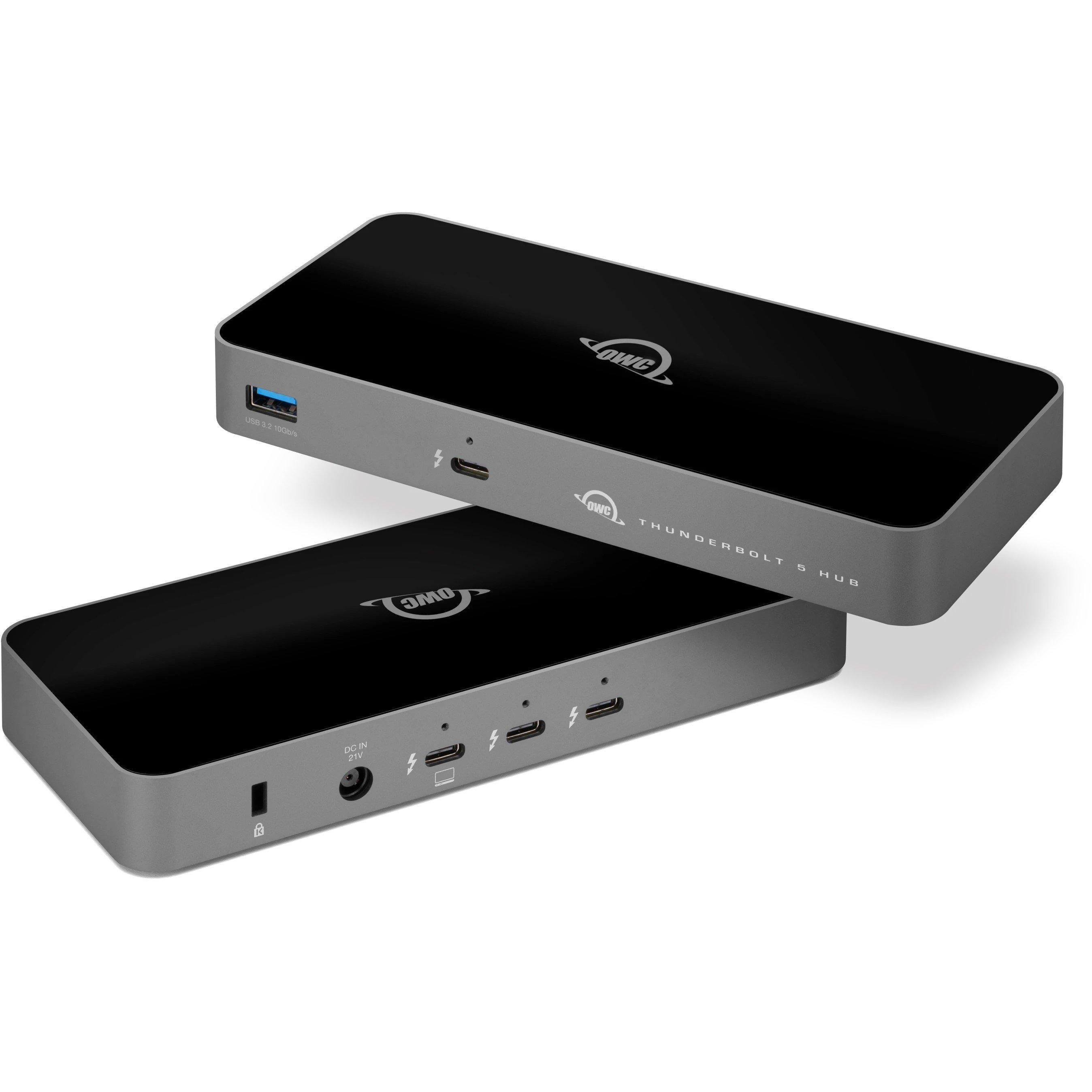 Black - OWC - OWC Thunderbolt 5 Hub