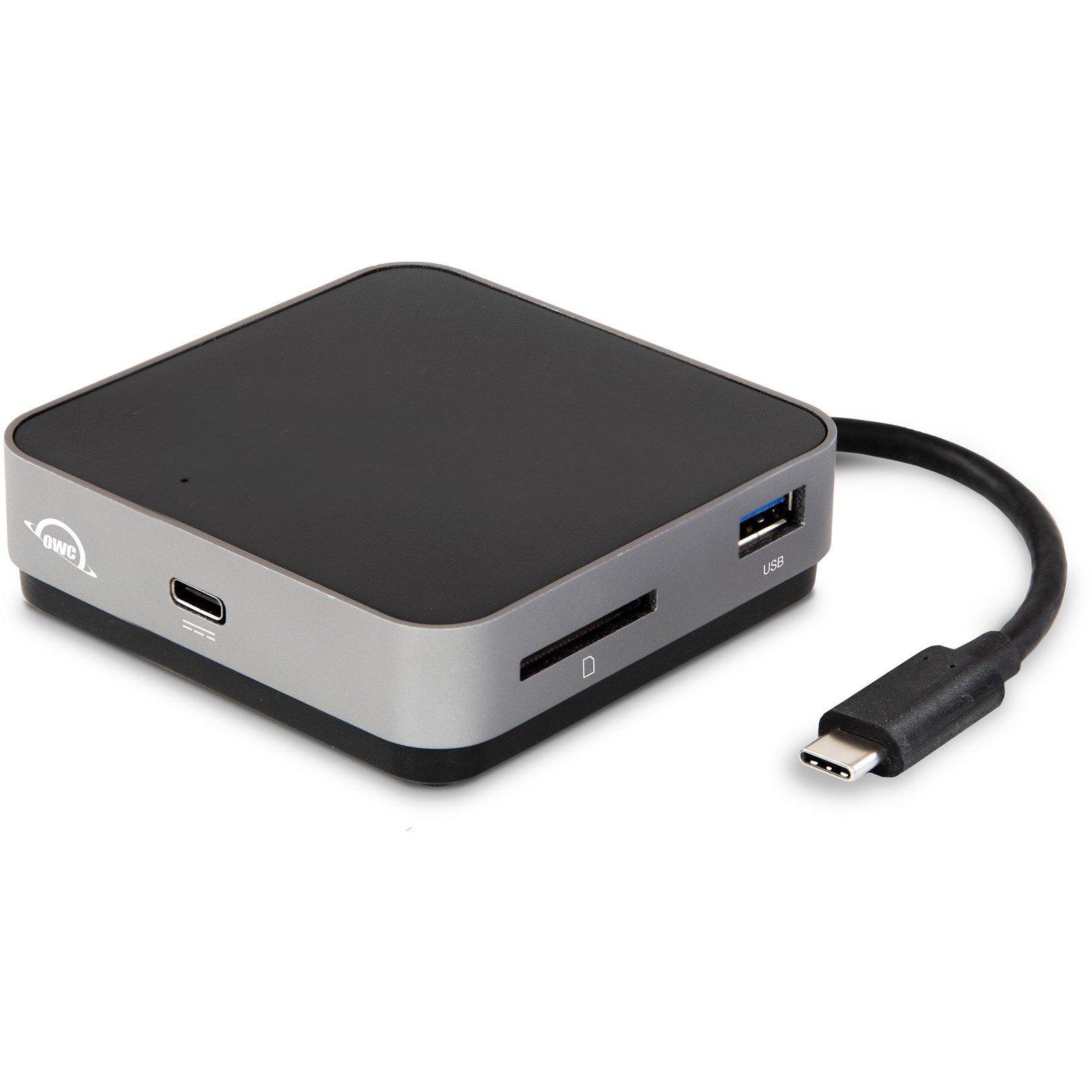 Black - OWC - OWC USB-C Travel Dock - 3