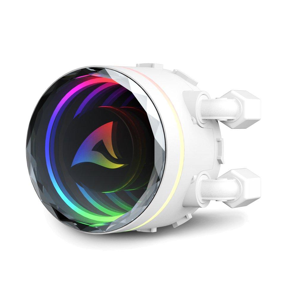 Black - Sharkoon - S90 RGB White All-in-One Water Cooling - 3