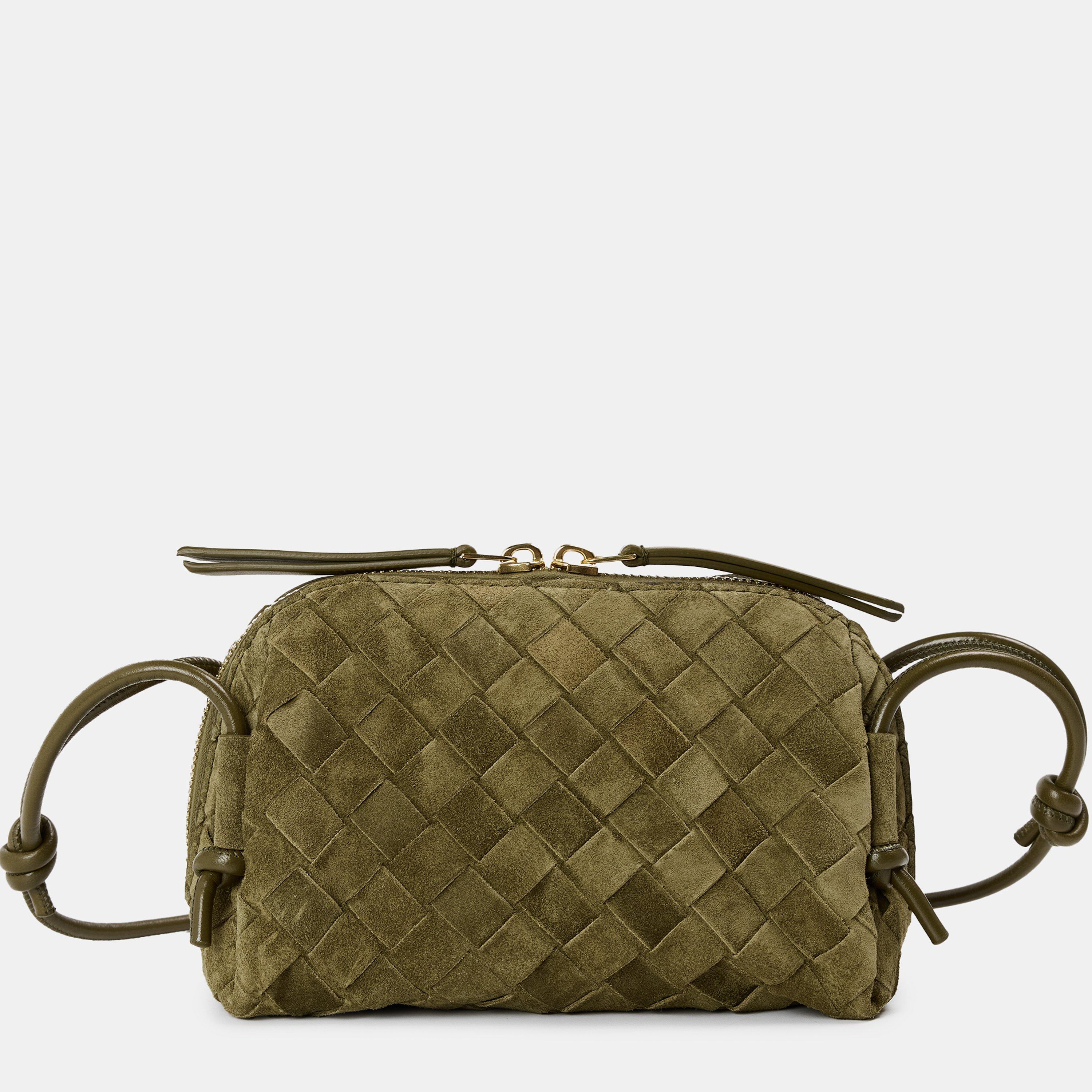 Mud - Bottega Veneta - Women's Suede Cross Body Bags - 1