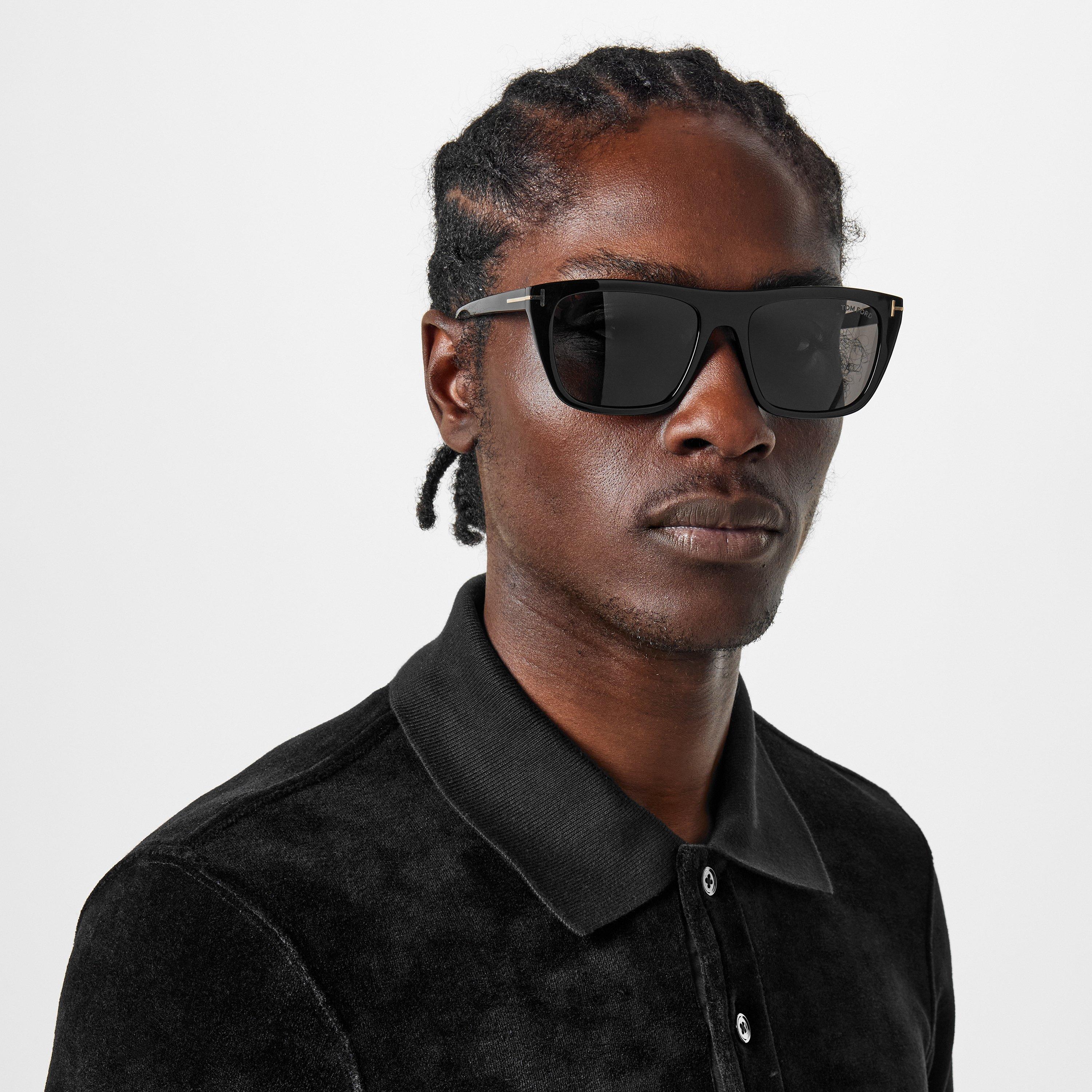 Shiny Black - Tom Ford - Aslan Sunglasses - 2