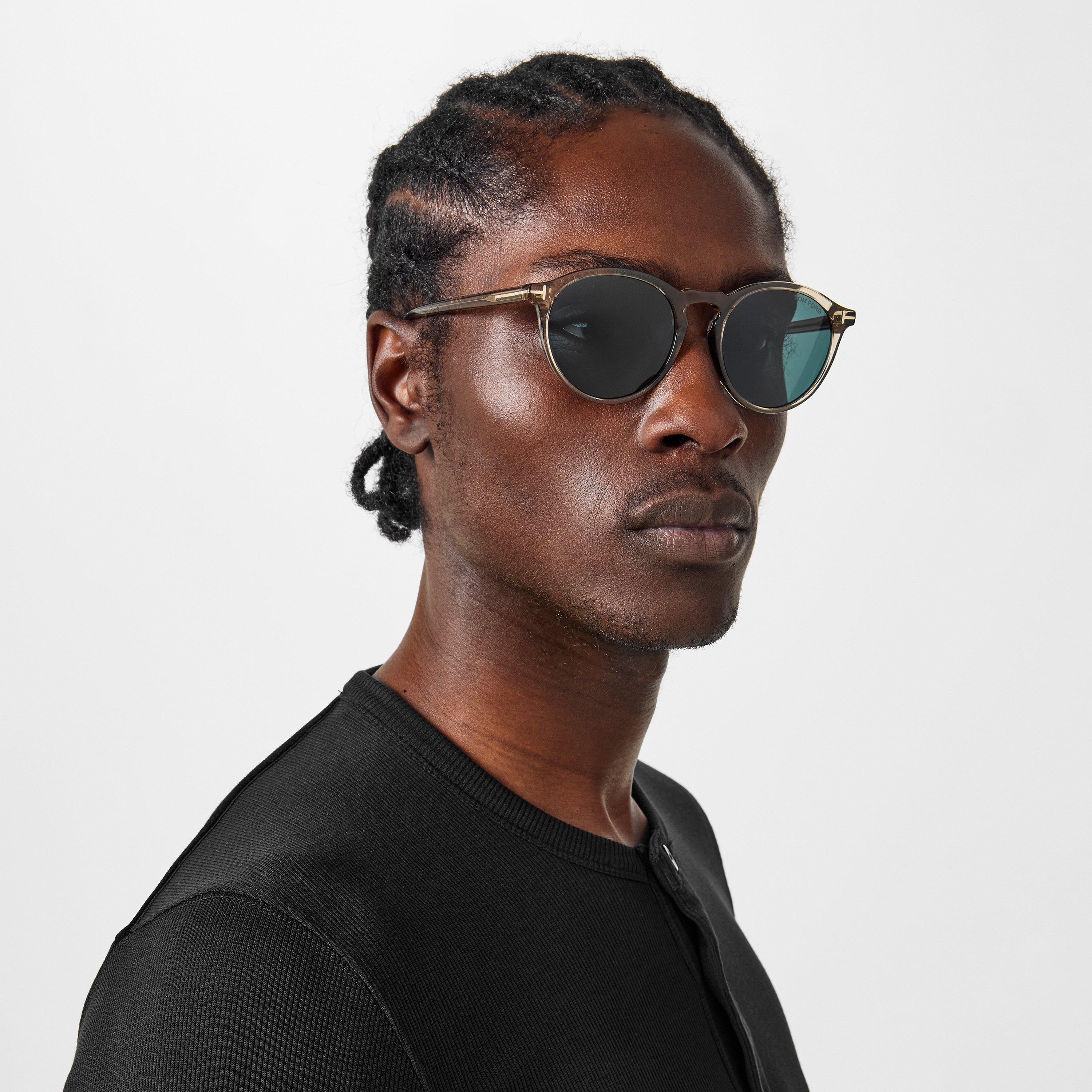 Shiny Beige - Tom Ford - Aurele Sunglasses - 2