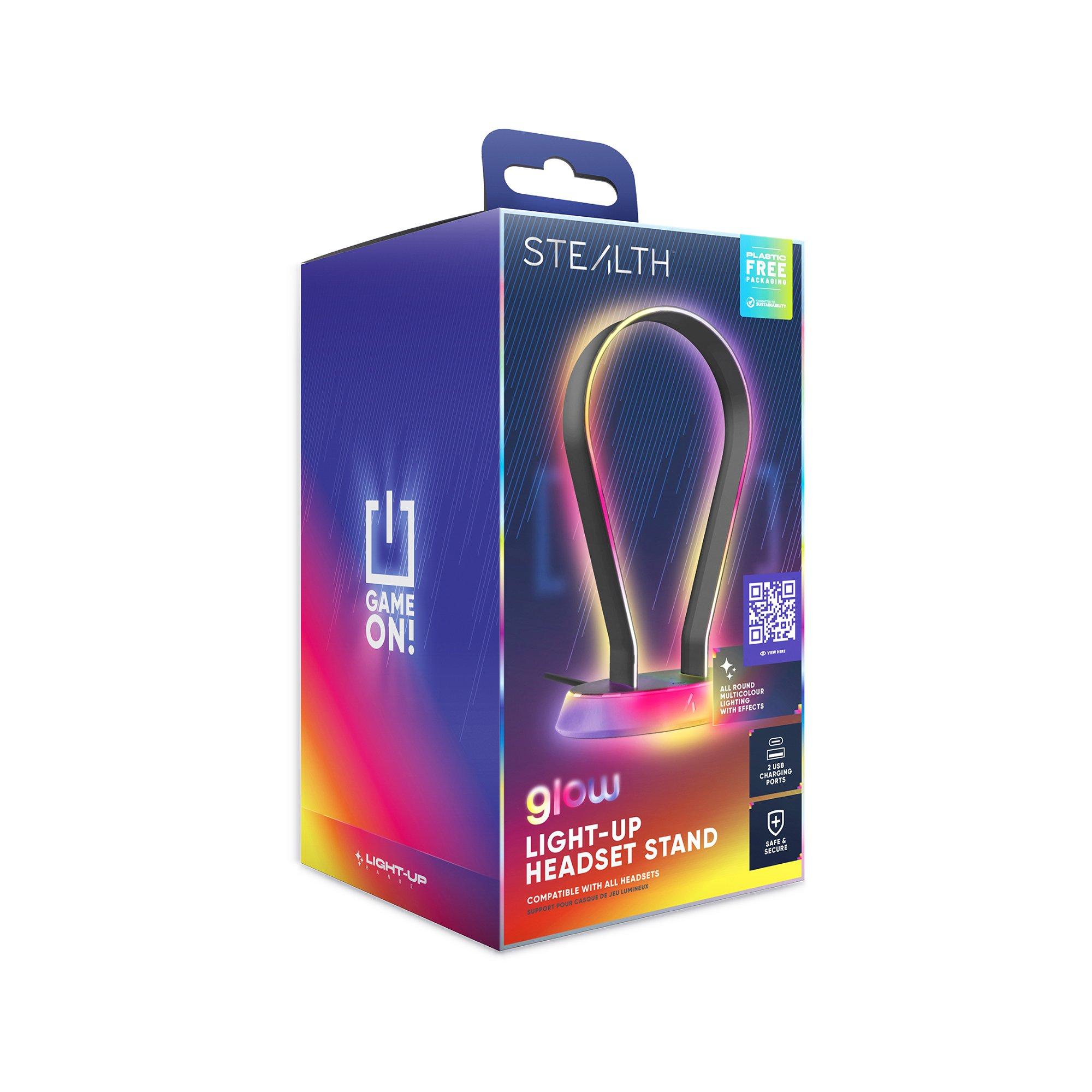 Glow Black - Stealth - Glow Gaming Headset Stand - Black - 1