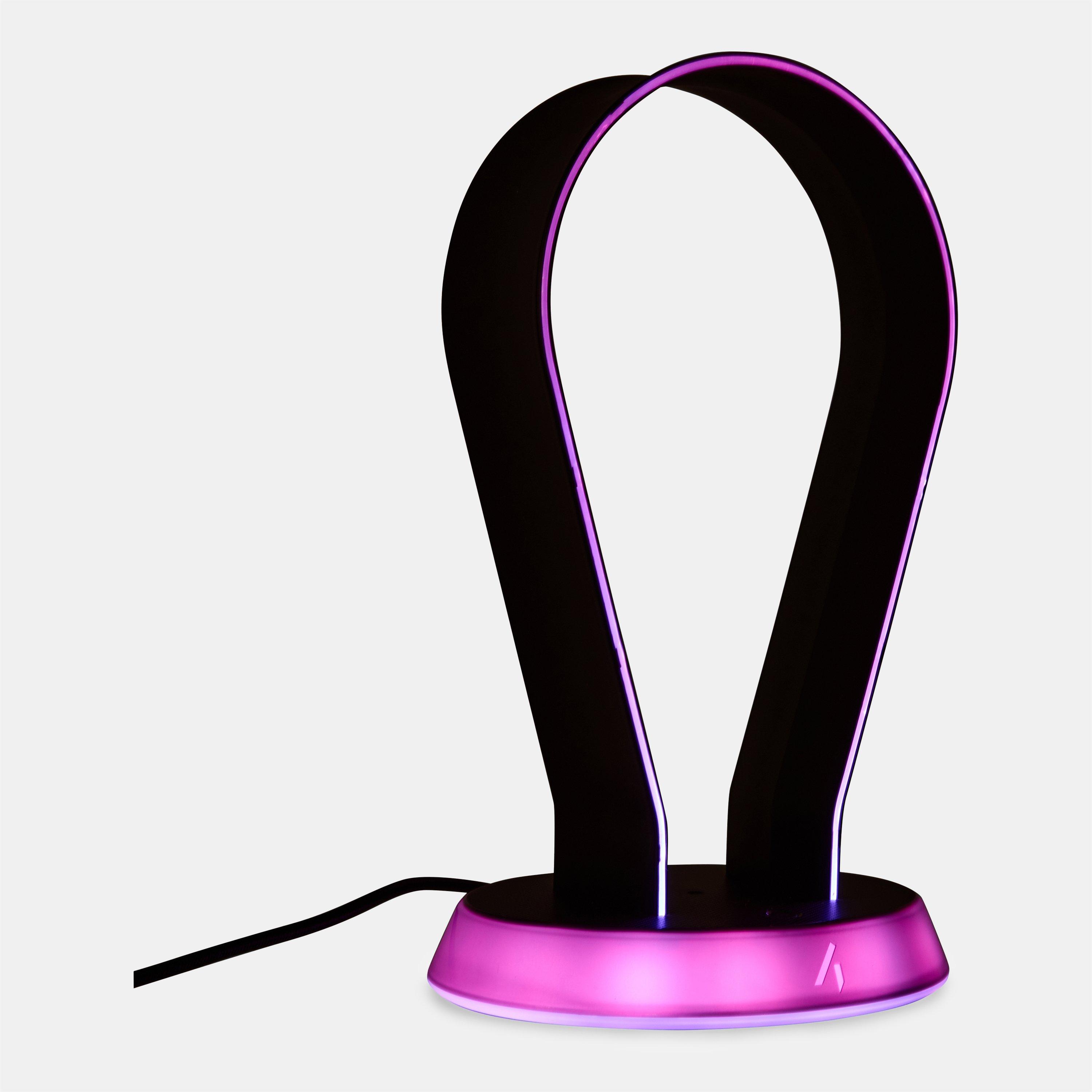 Glow Black - Stealth - Glow Gaming Headset Stand - Black - 10