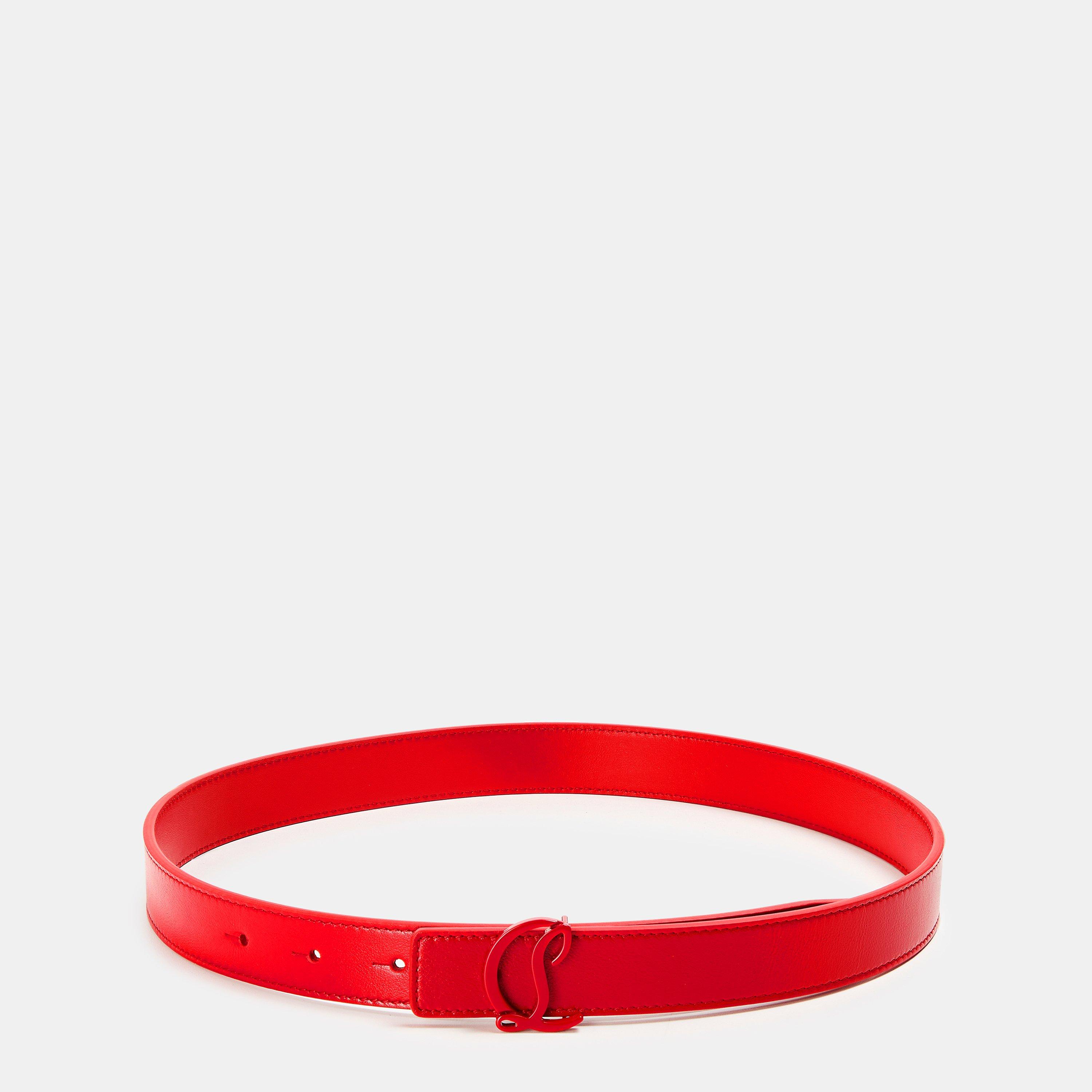 Loubi - Christian Louboutin - Women's Reversible Leather Belt - 1