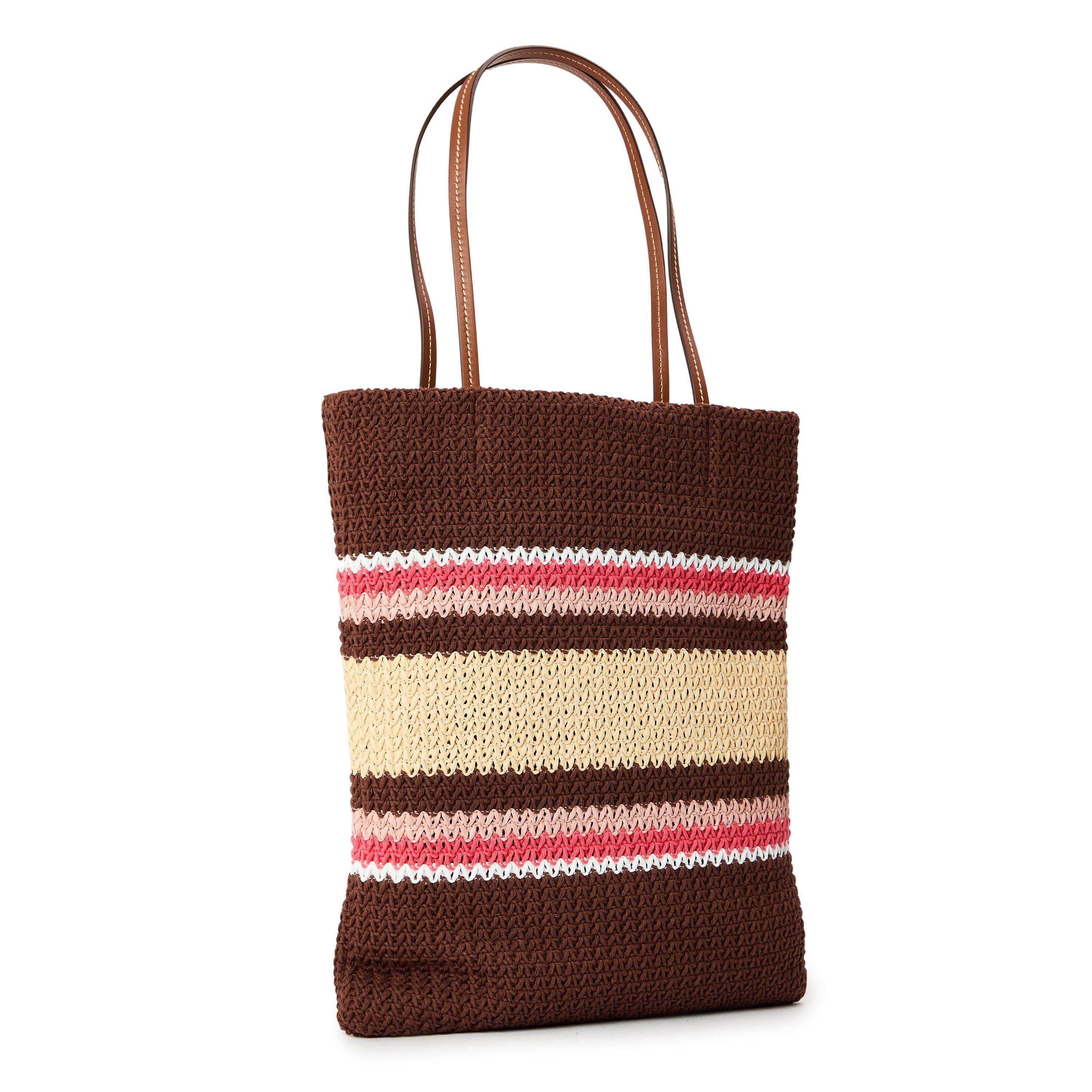 Tabacco/Fragolo - Miu Miu - Women's Straw Bag - 2