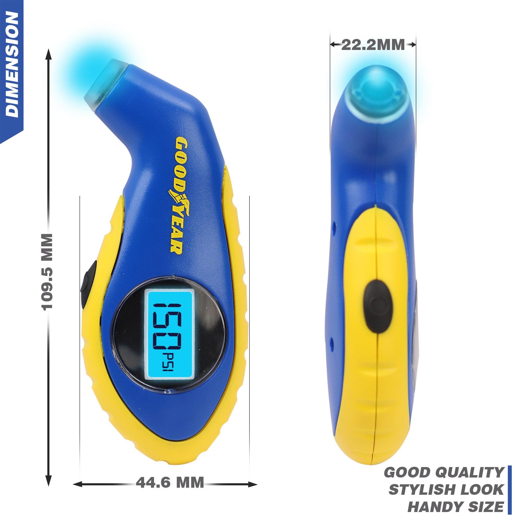 Blau & Gelb - Goodyear - Tyre Pressure Gauge - 3