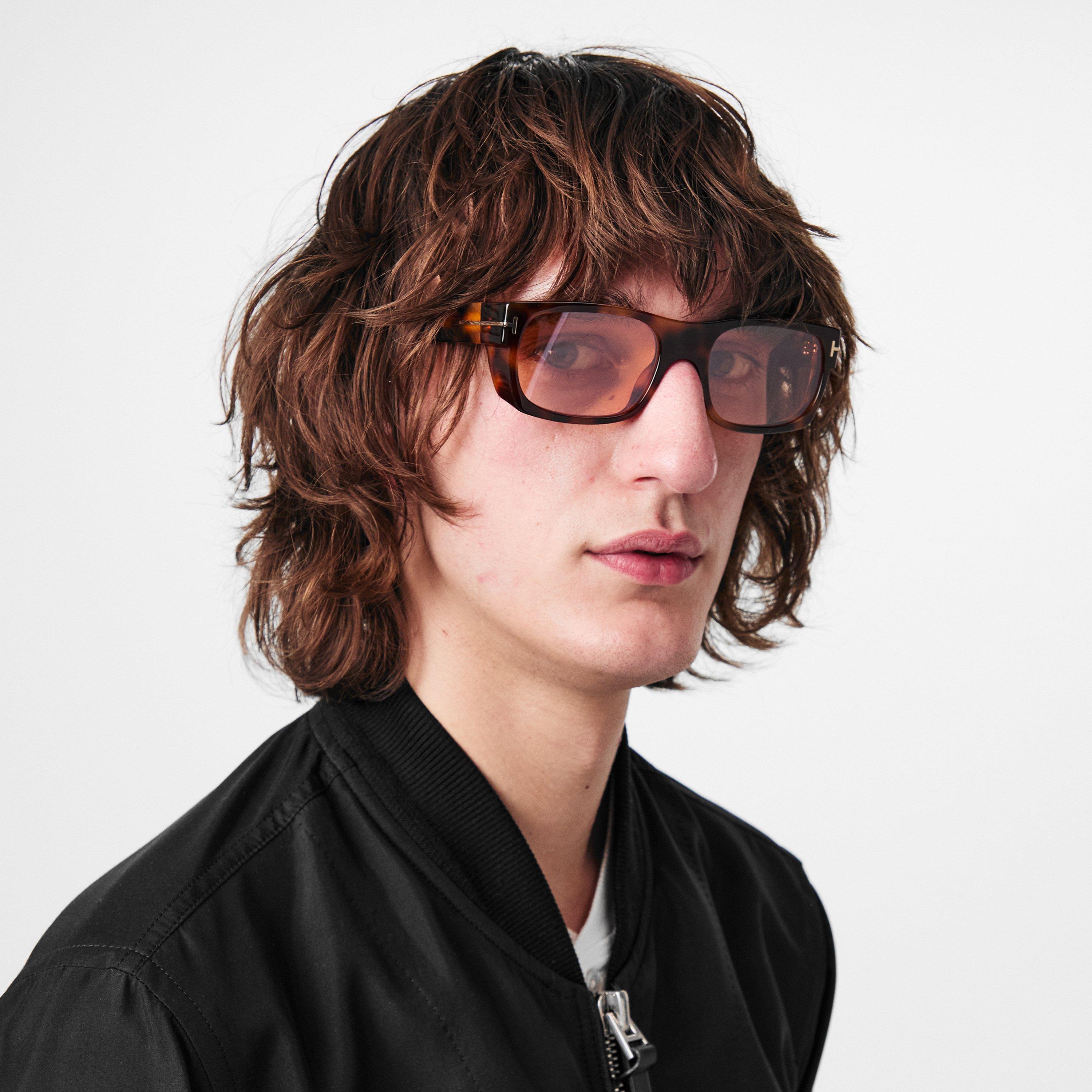 Blonde Havana - Tom Ford - Juan Rectangular Sunglasses - 2