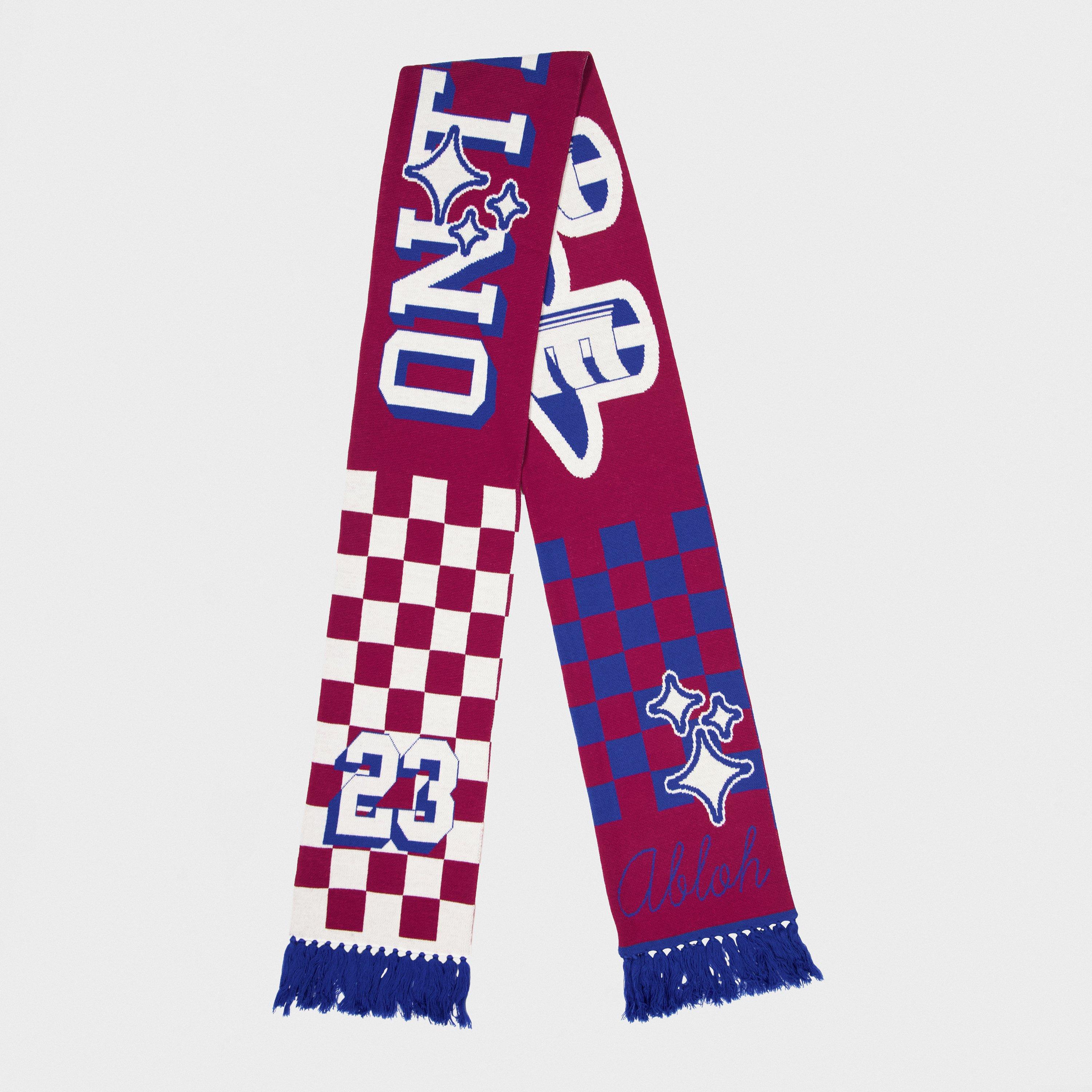 Rio Red - Off White - Men's Lightweight Scarf - 1