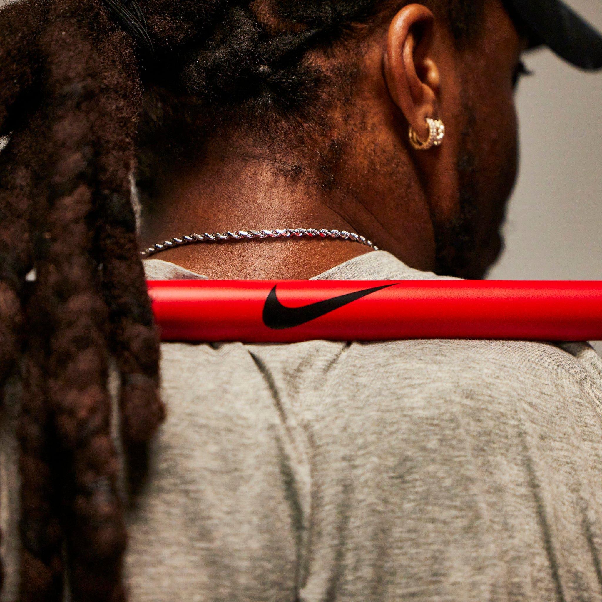 Red Swoosh - Nike Strength - Shield Barbell - 4