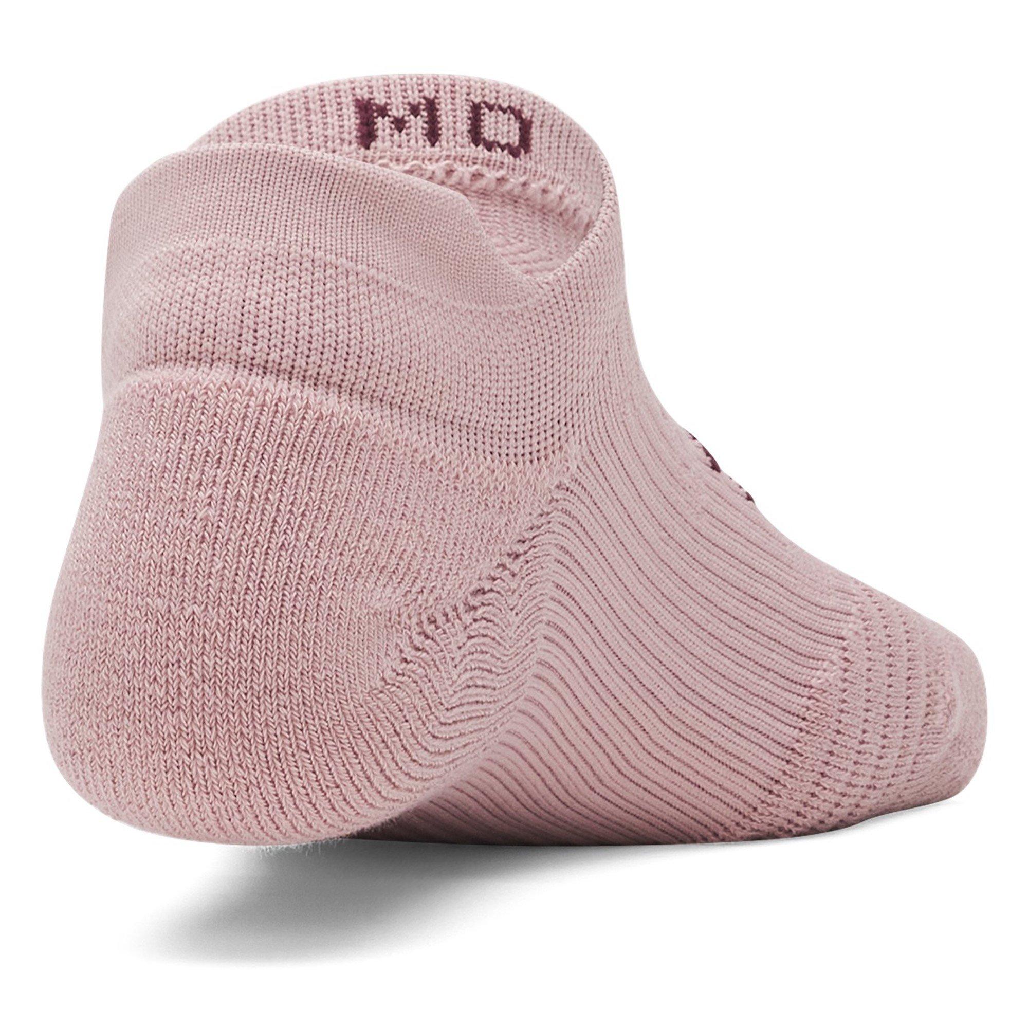 T.Pink/Maroon - Under Armour - Play Up Trainer Socks - 3